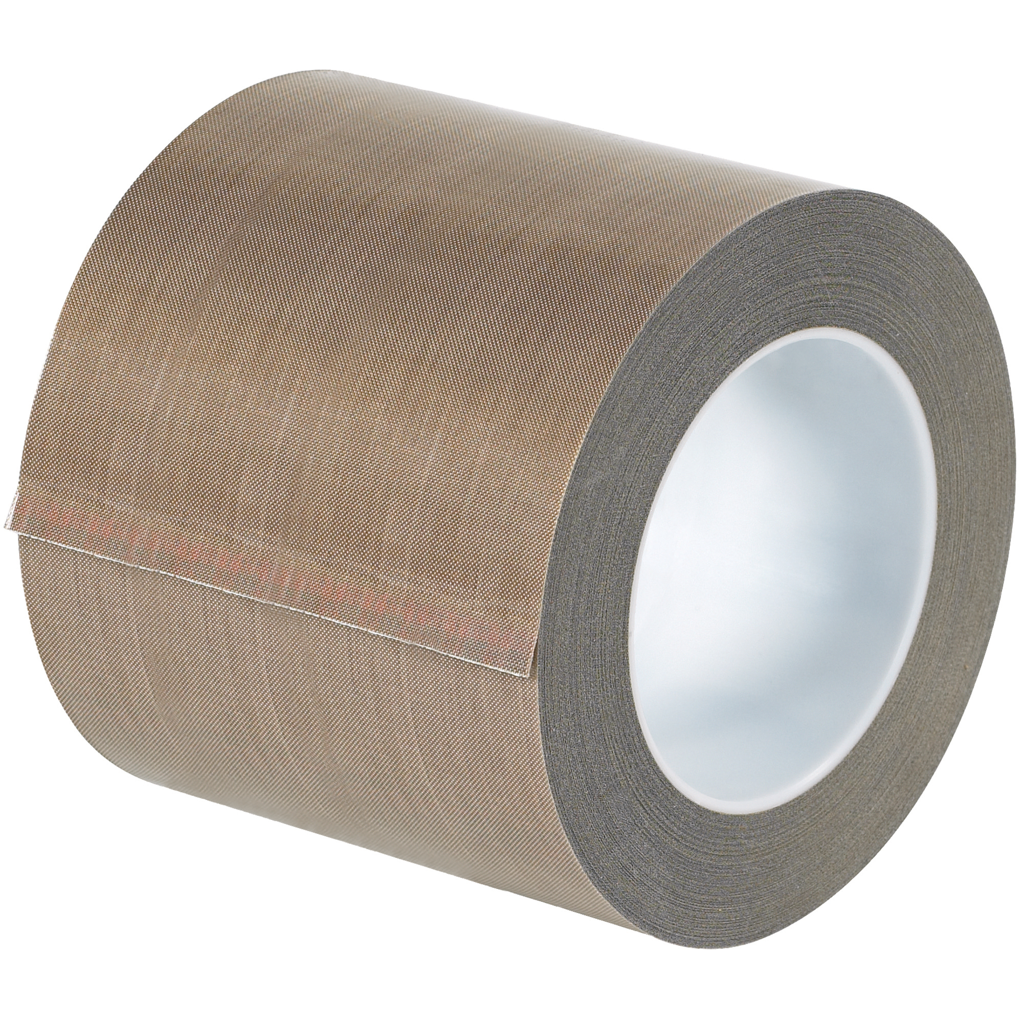 PTFE Glass Cloth Tape, 3 Mil, 4" x 18 yds., Brown, 1/Case