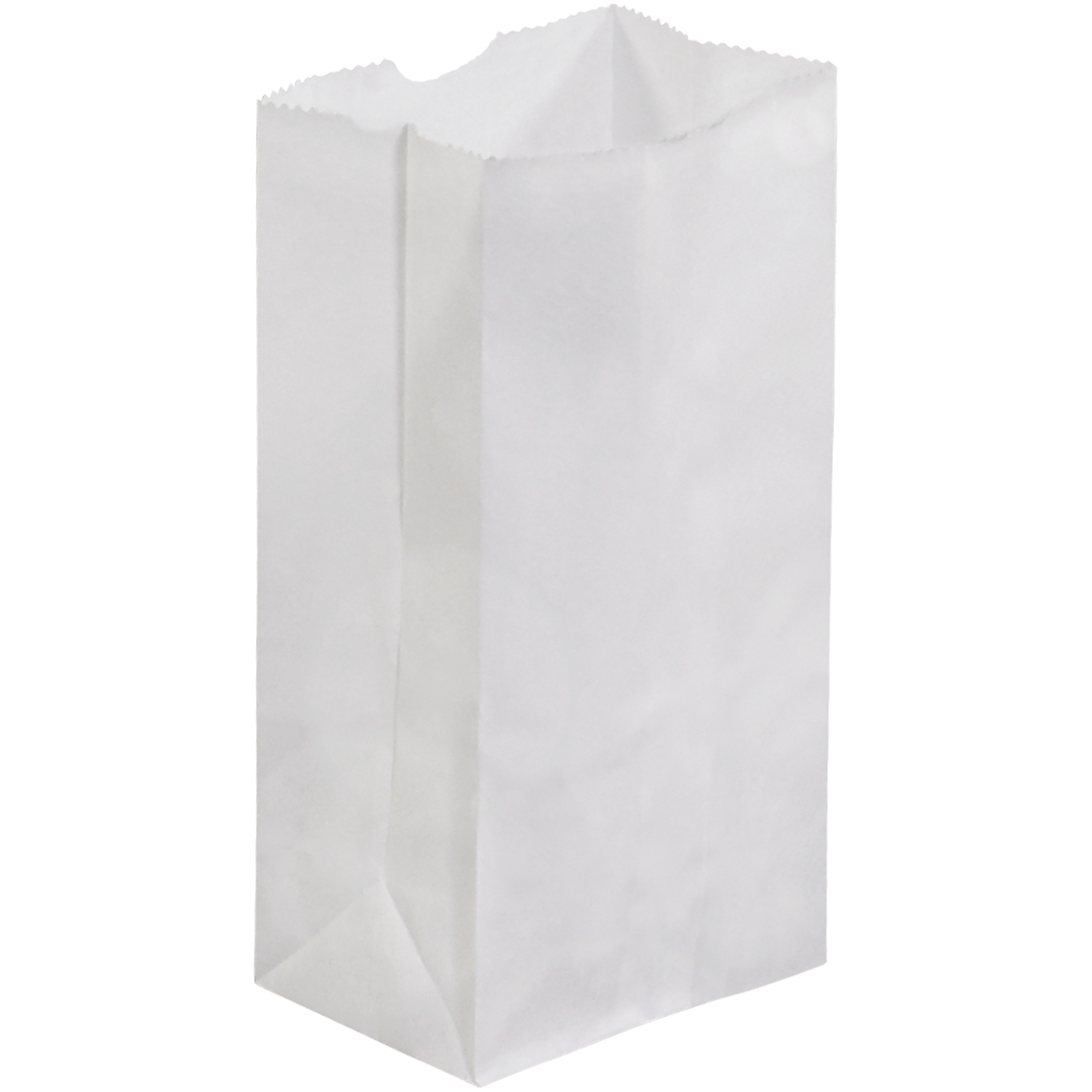 Grocery Bags, 3 1/2" x 2 3/8" x 6 7/8", White, 500/Case