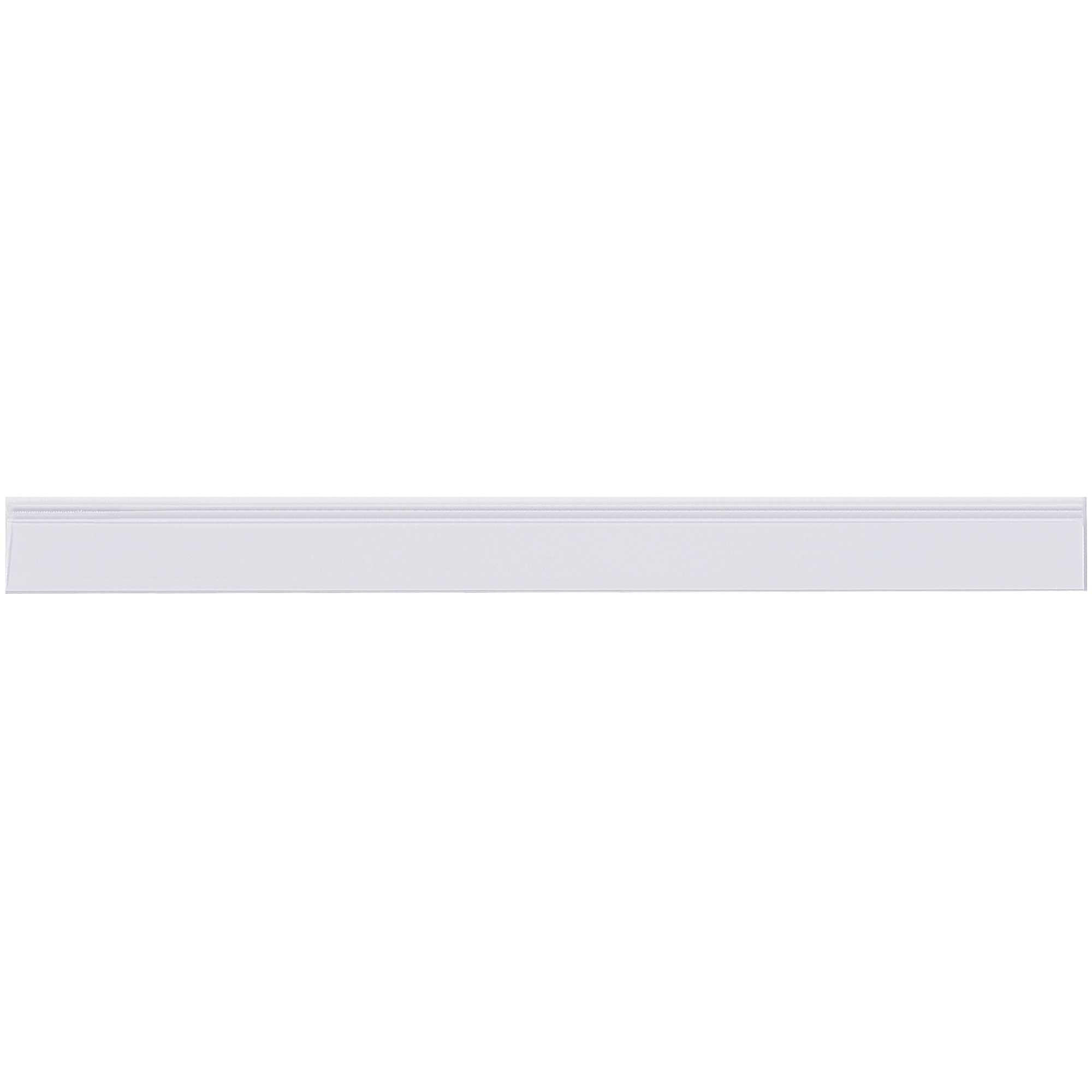 Open-Edge™ Plastic Label Holder, 1/2" x 6", Clear, 50/Case