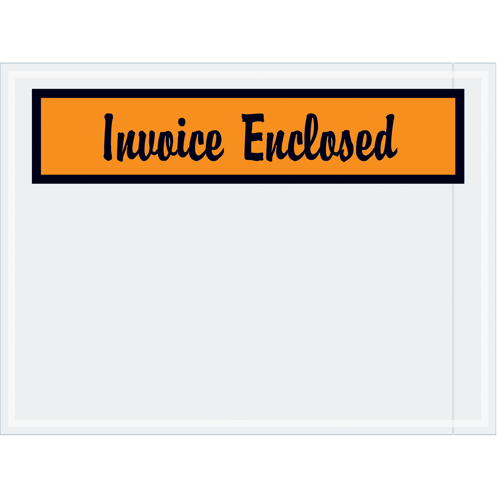 Tape Logic® "Invoice Enclosed" Envelopes, 4 1/2" x 6", Orange, 1000/Case