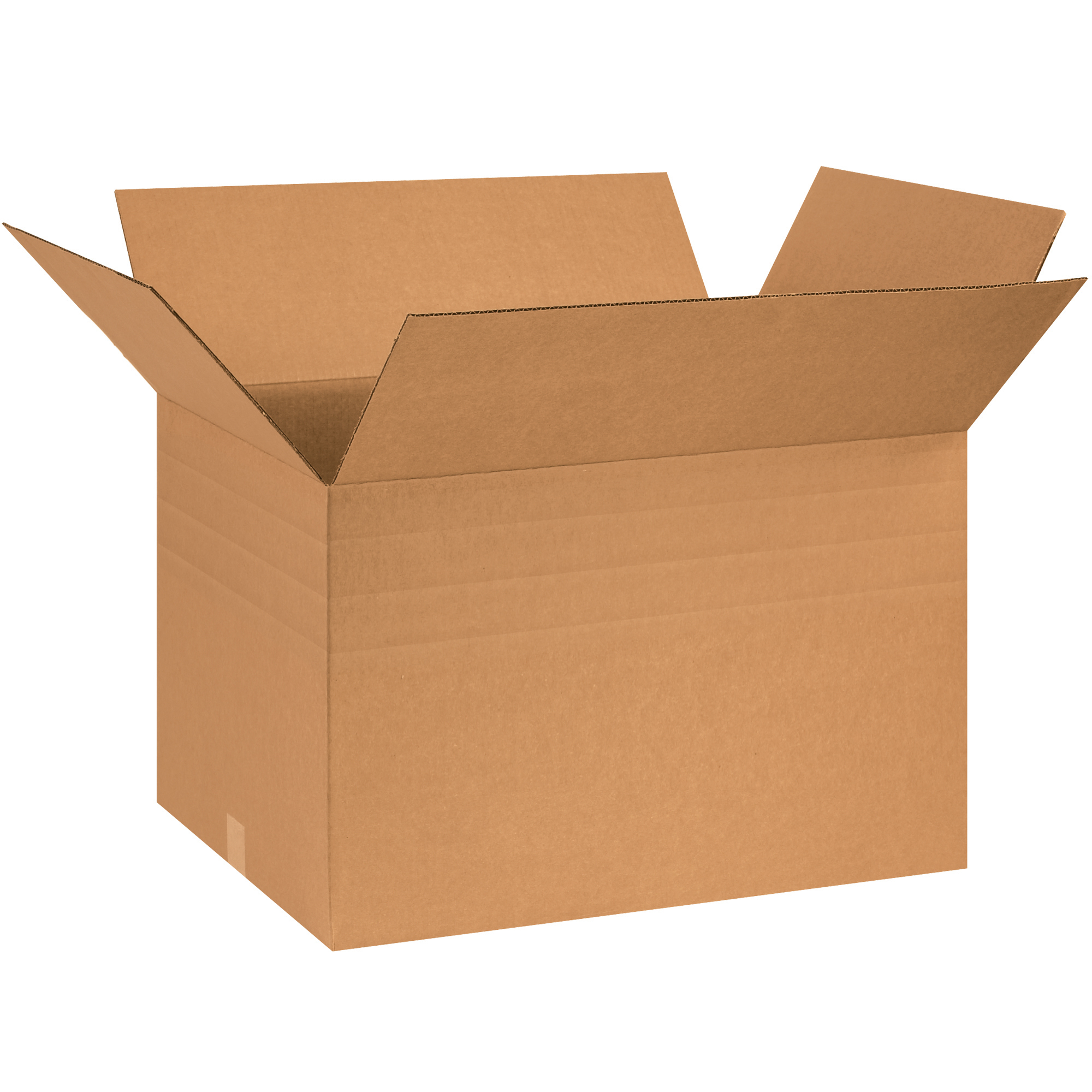 Multi-Depth Corrugated Boxes, 26" x 18" x 16", Kraft, 10/Bundle; 120/Skid