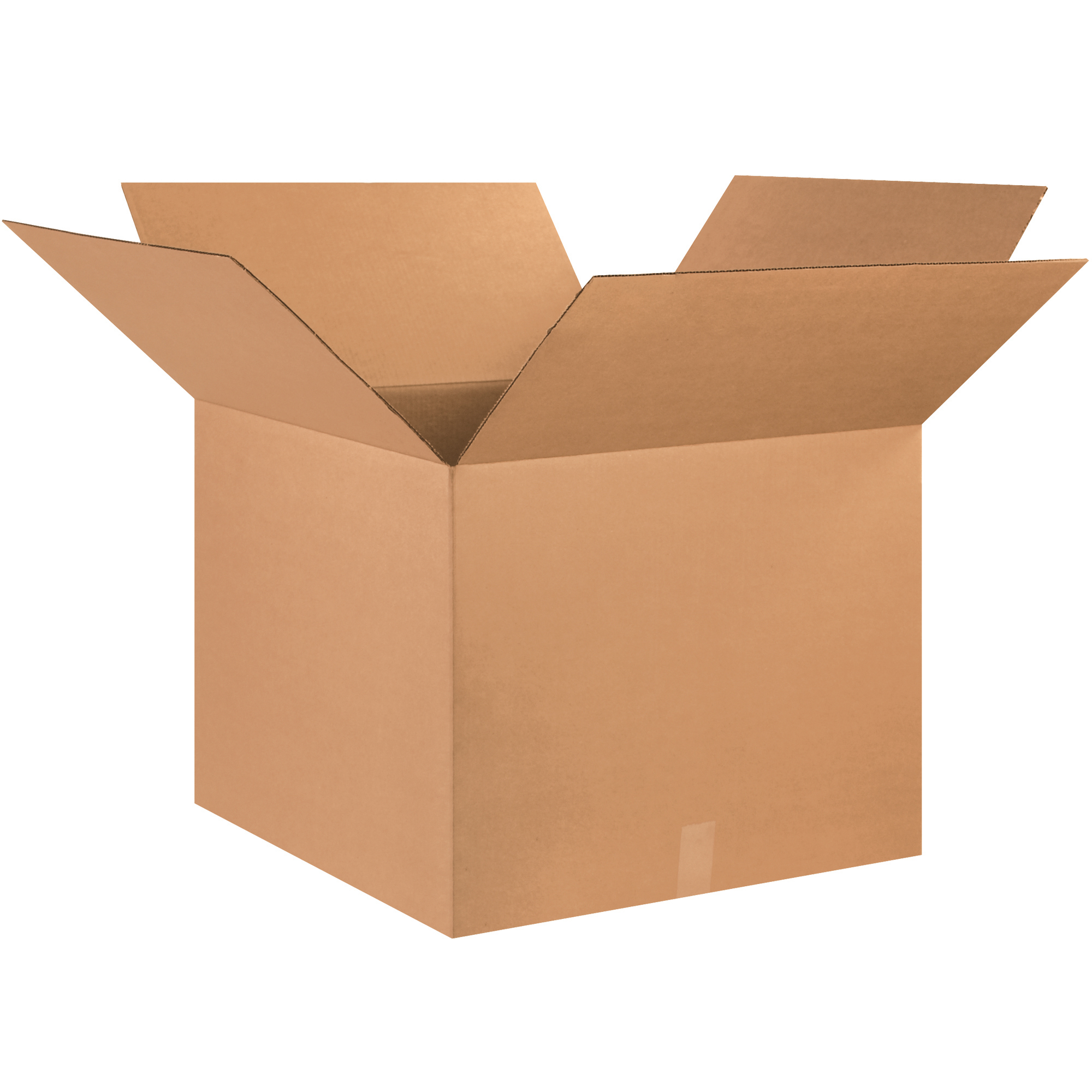 Corrugated Boxes, 25" x 25" x 20", Kraft, 10/Bundle; 120/Skid