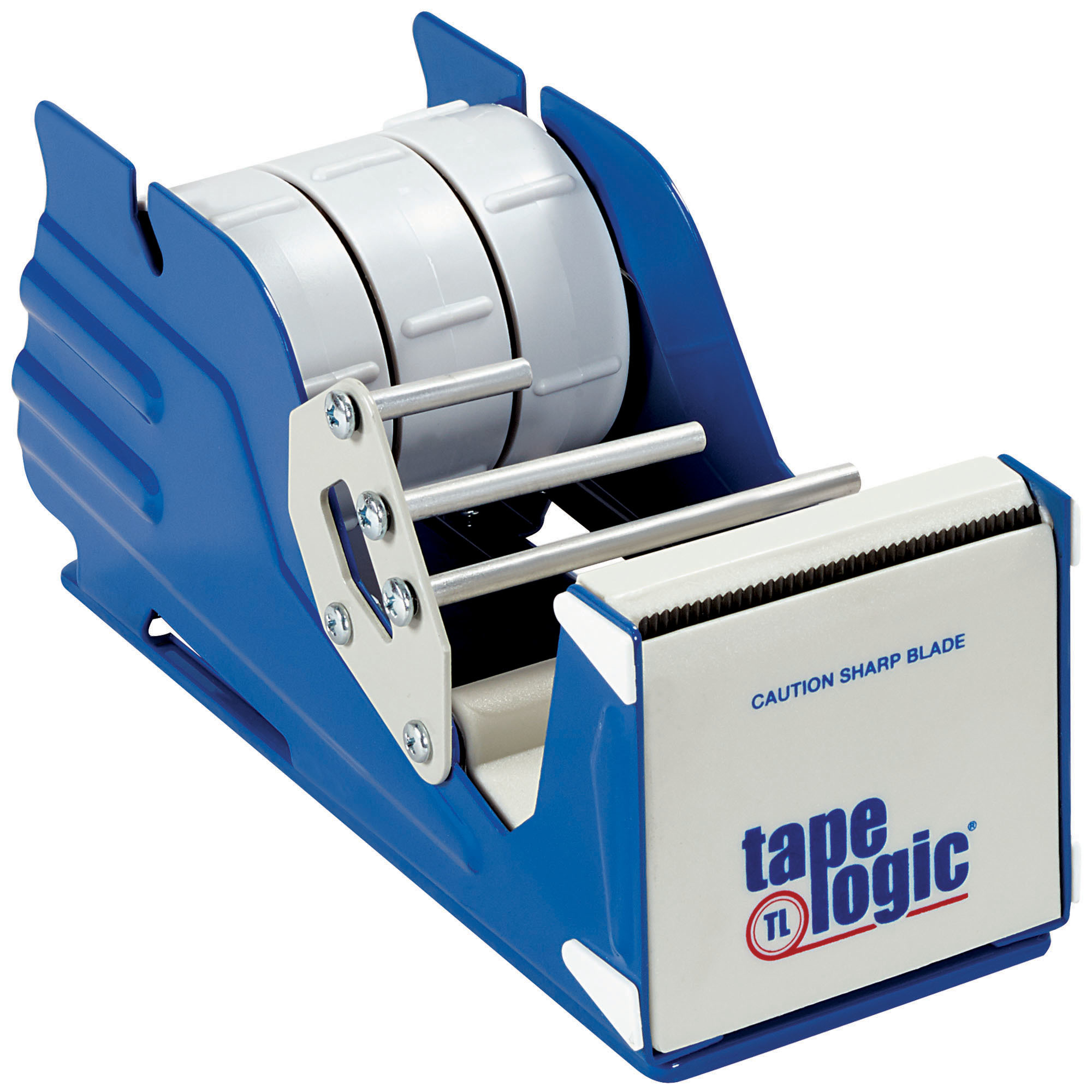 Tape Logic® Multi Roll Table Top Dispenser, 3", Blue, 1/Each