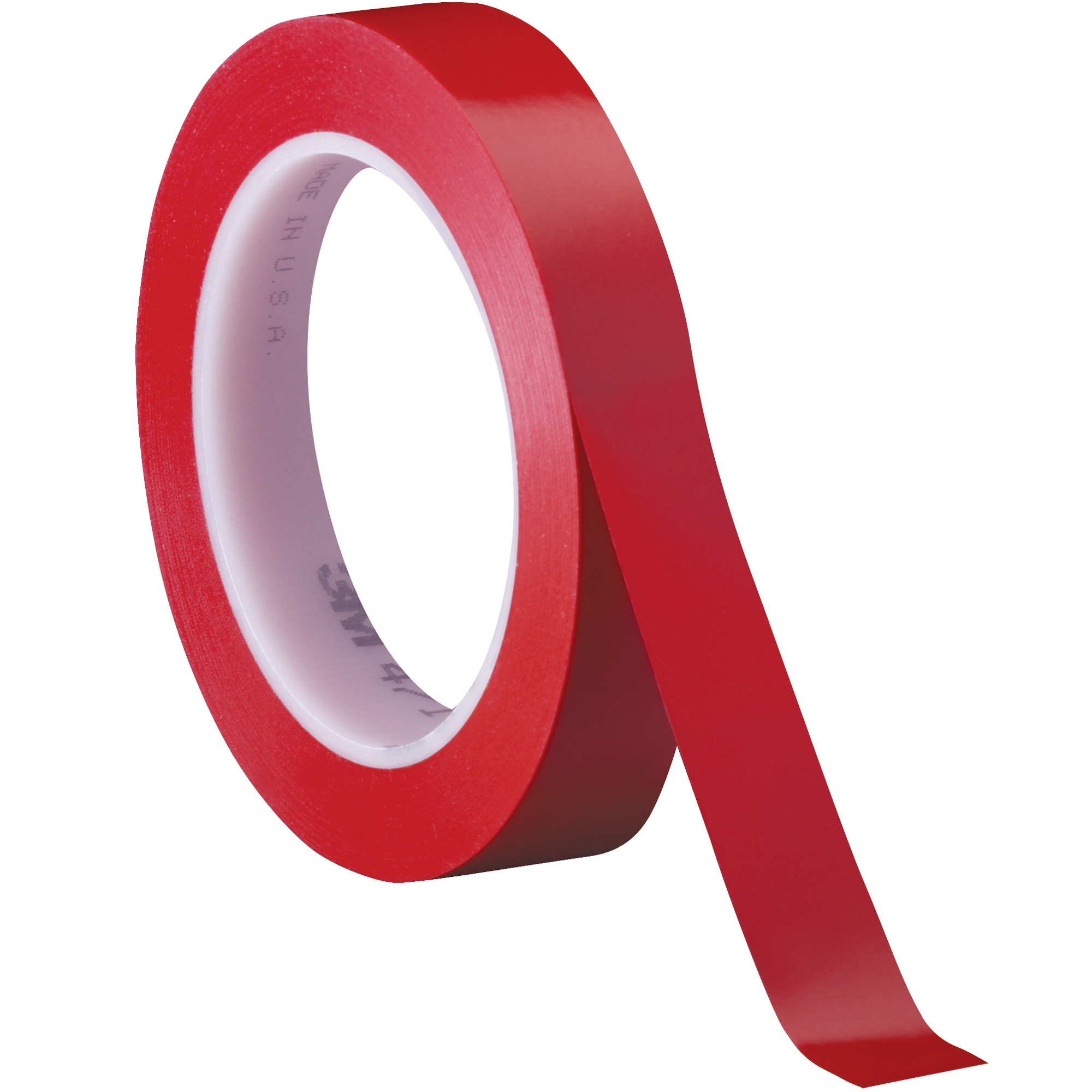 3M™ 471 Vinyl Tape, 5.2 Mil, 1/2" x 36 yds., Red, 3/Case