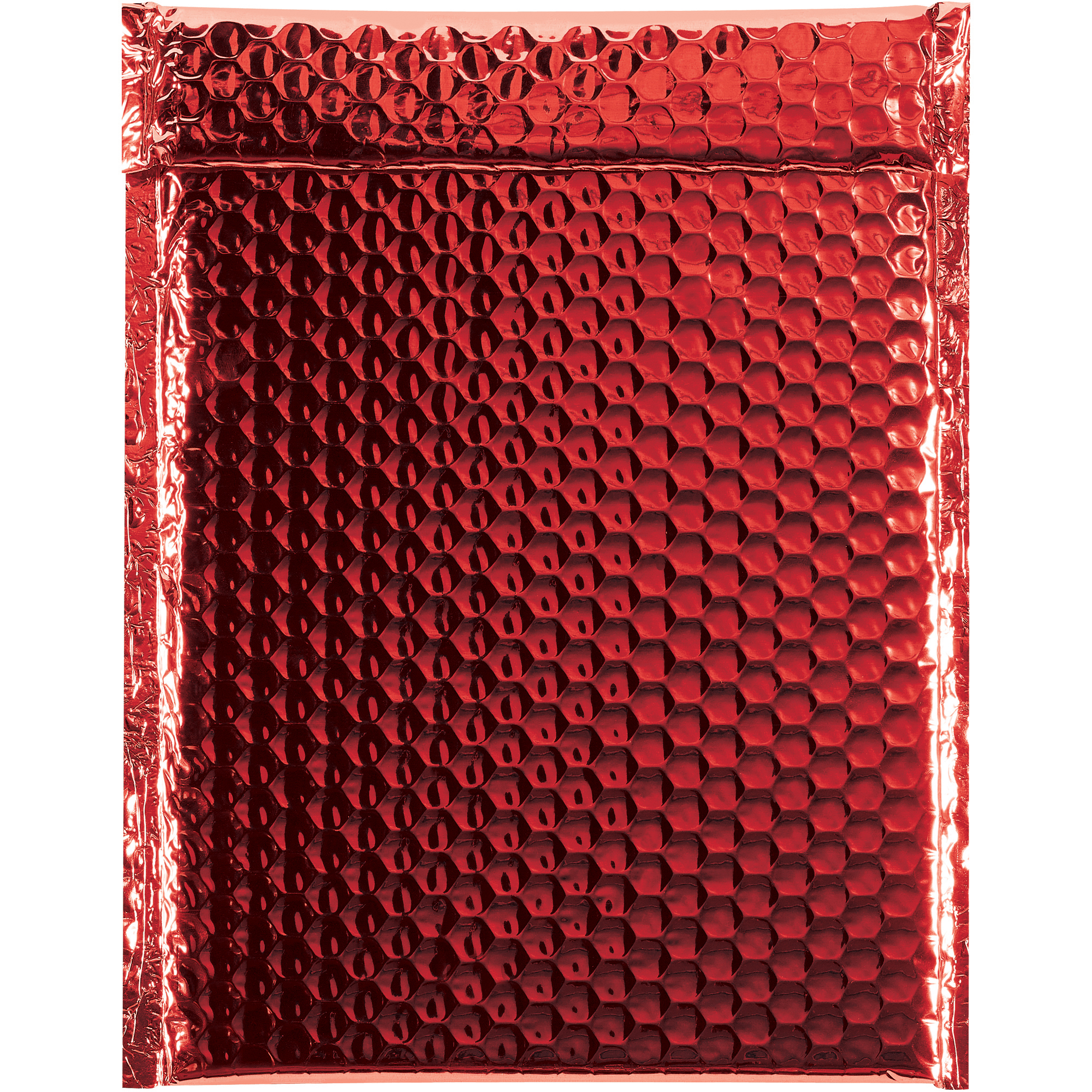 Glamour Bubble Mailers, 9" x 11 1/2", Red, 100/Case