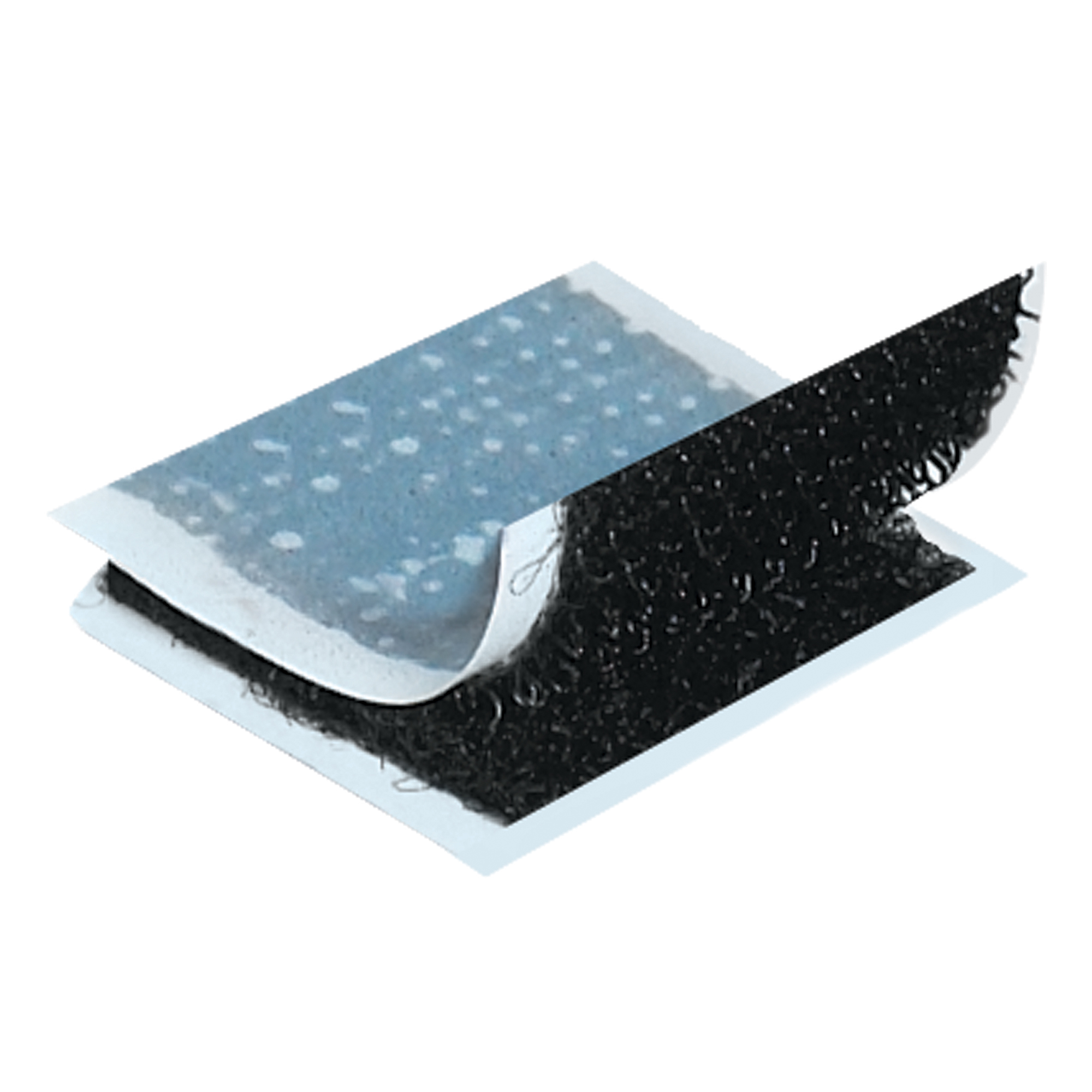 Tape Logic® Precut Squares, 1" x 1", Black, 200/Case