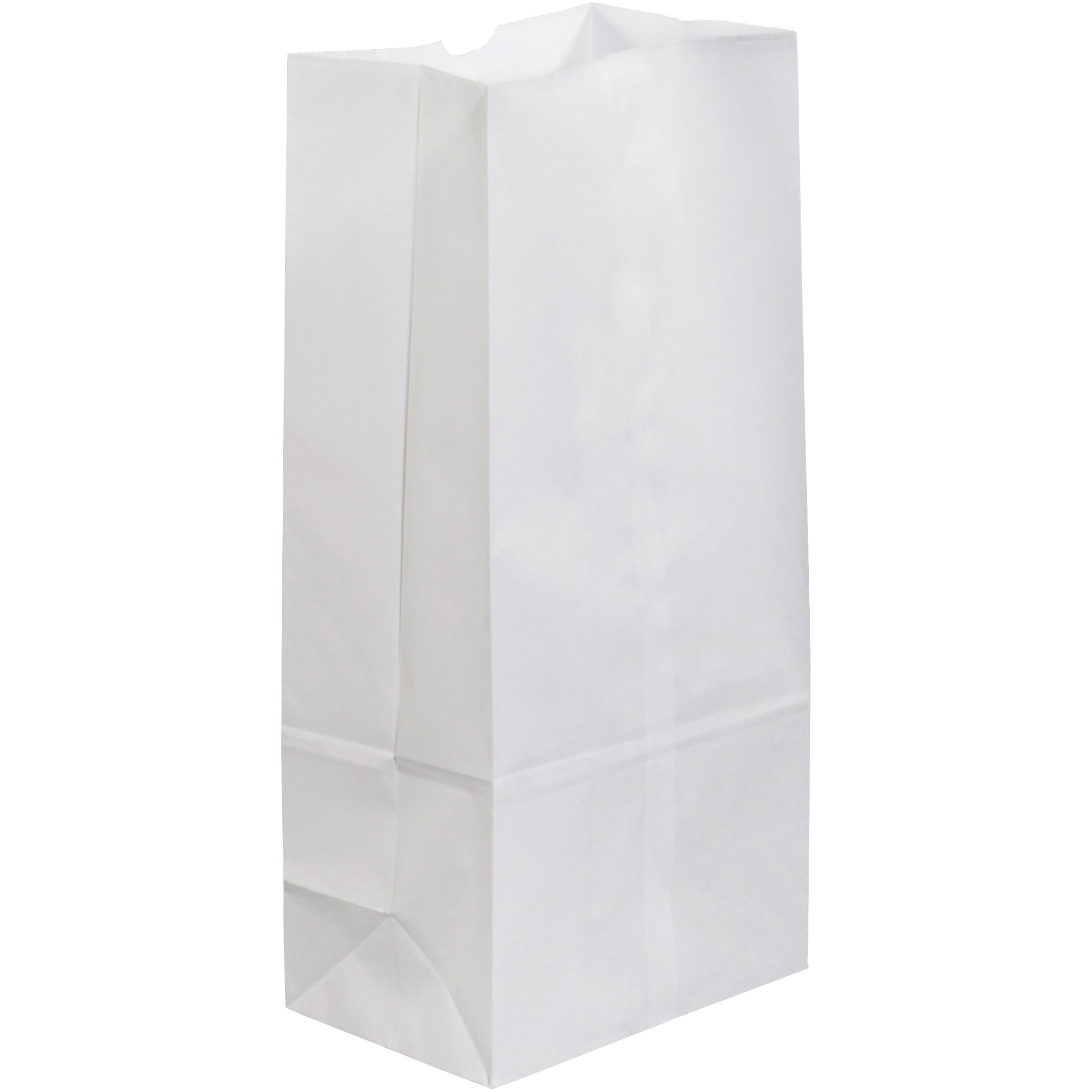 Grocery Bags, 7 3/4" x 4 3/4" x 16", White, 500/Case
