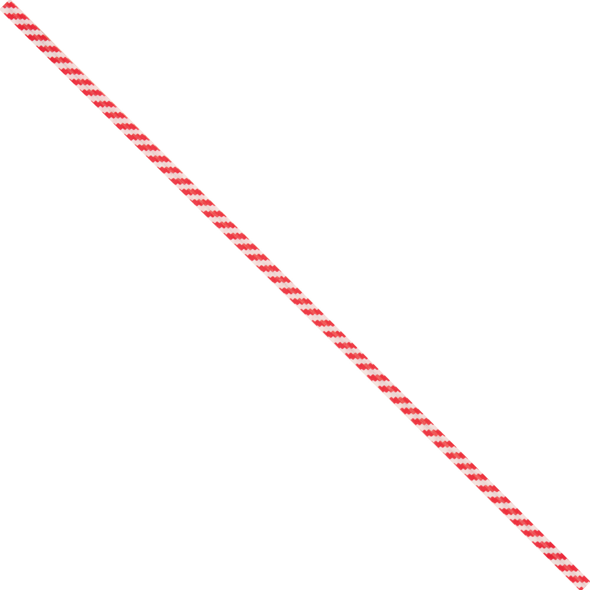 Paper Twist Ties, 10" x 5/32", Red/White, 2000/Case