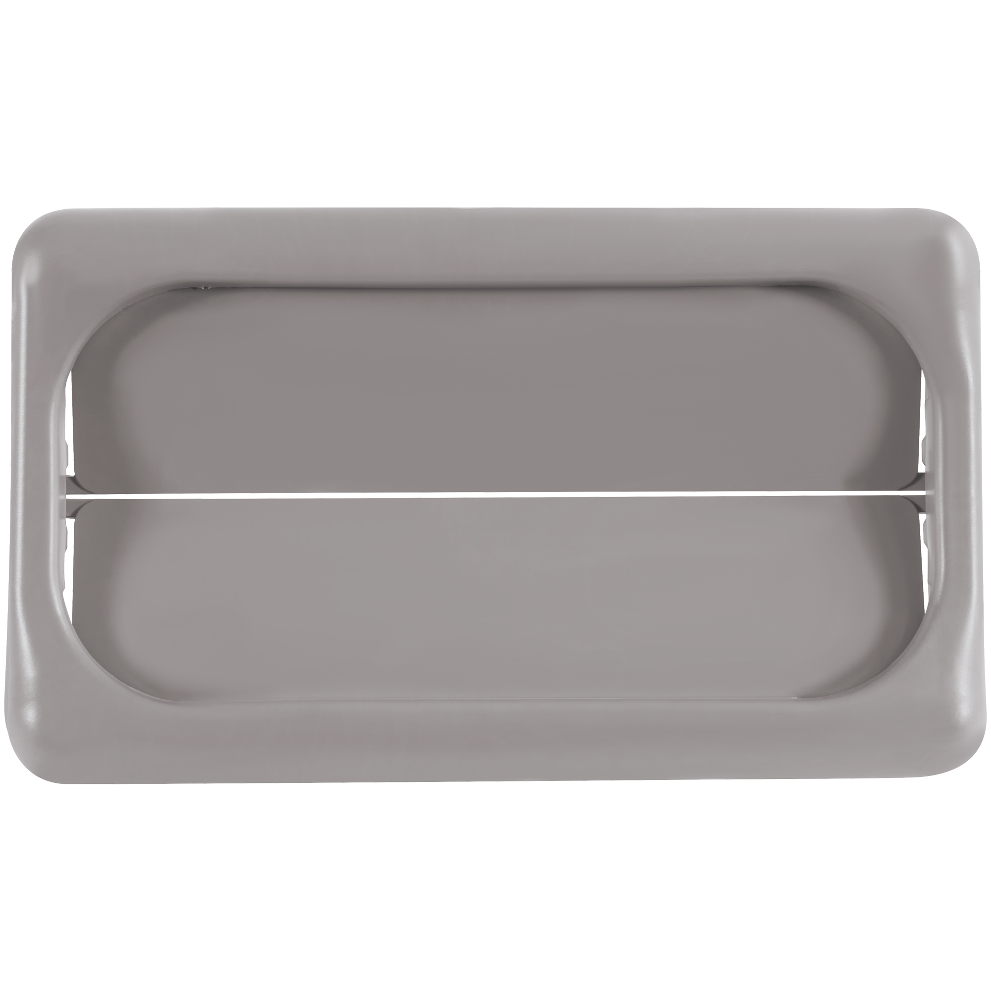Rubbermaid® Slim Jim® Swing Top Lid, 22" x 11", Gray, 1/Each