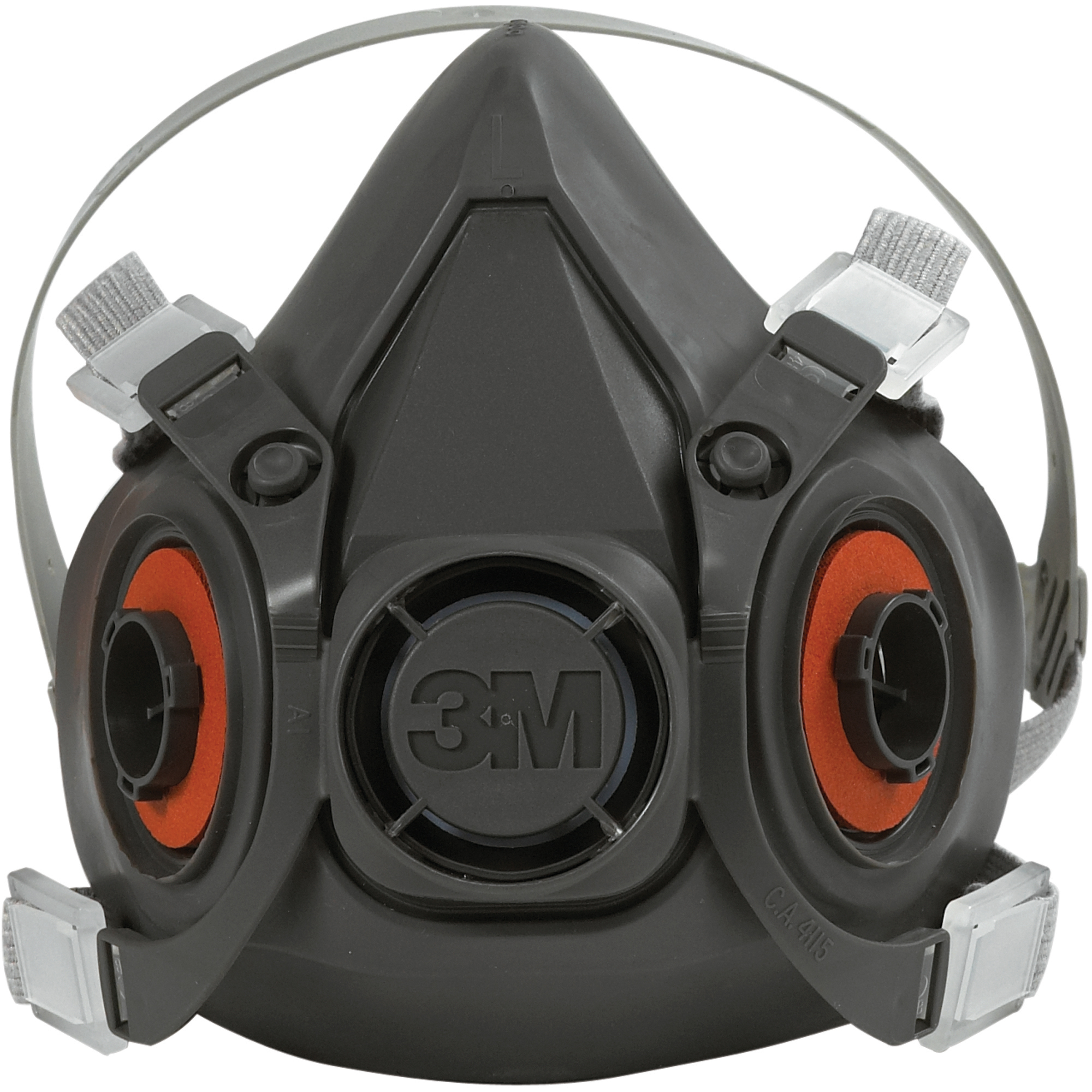3M™ 6300 Half Face Respirator - Large, Black, 24/Case