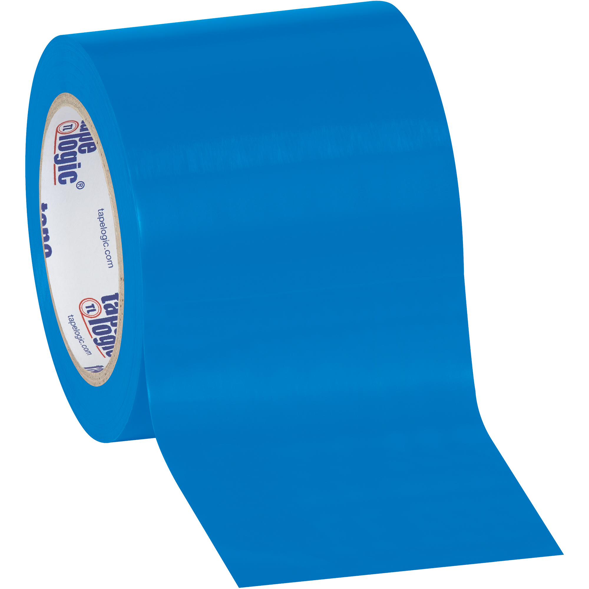 Tape Logic® Solid Vinyl Safety Tape, 6.0 Mil, 4" x 36 yds., Blue, 3/Case