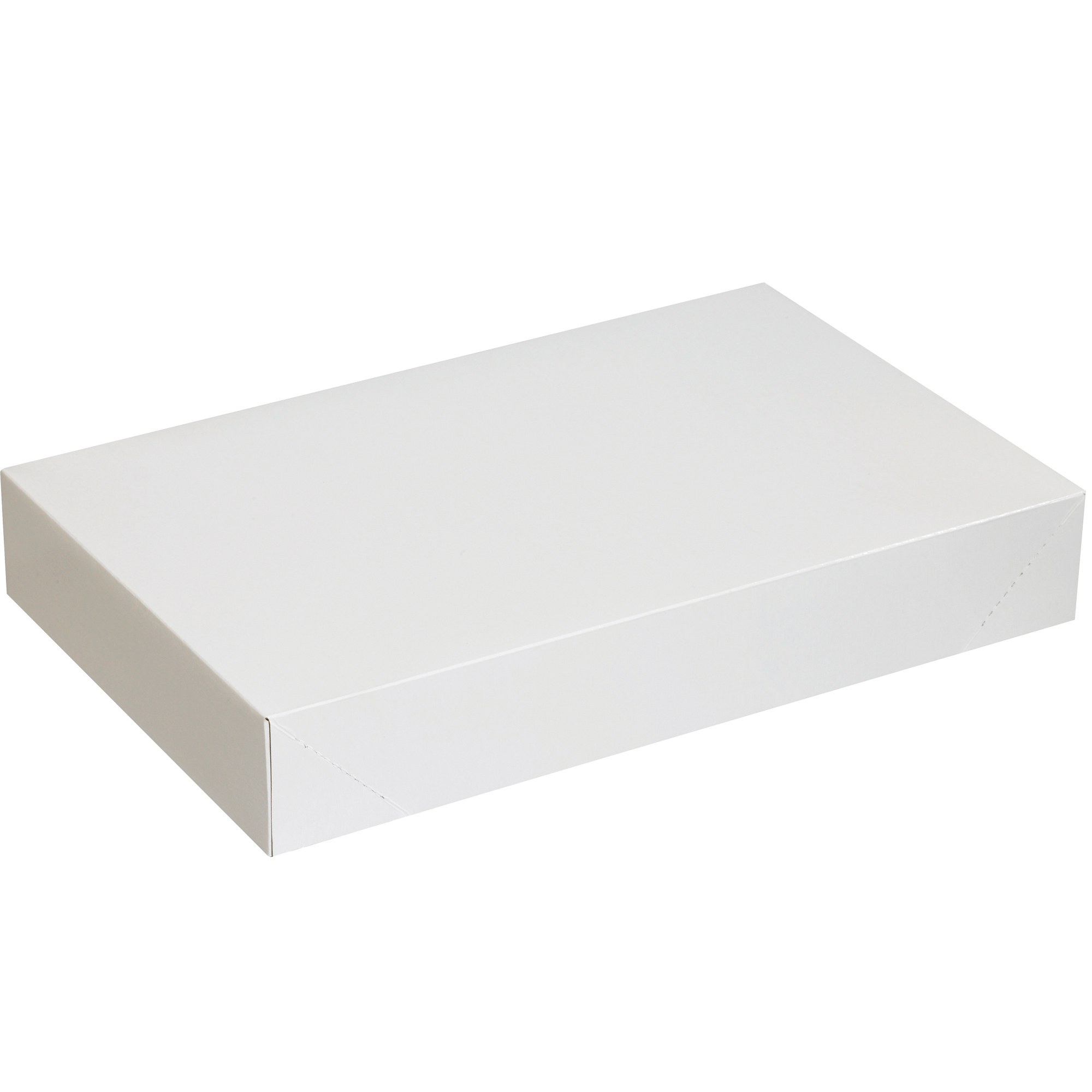 Apparel Boxes, 19" x 12" x 3", White, 50/Case