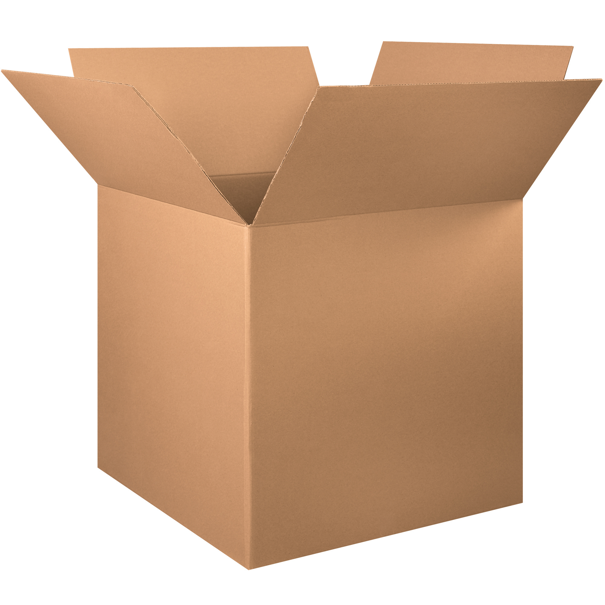Corrugated Boxes, 34" x 34" x 34", Kraft, 5/Bundle; 120/Skid