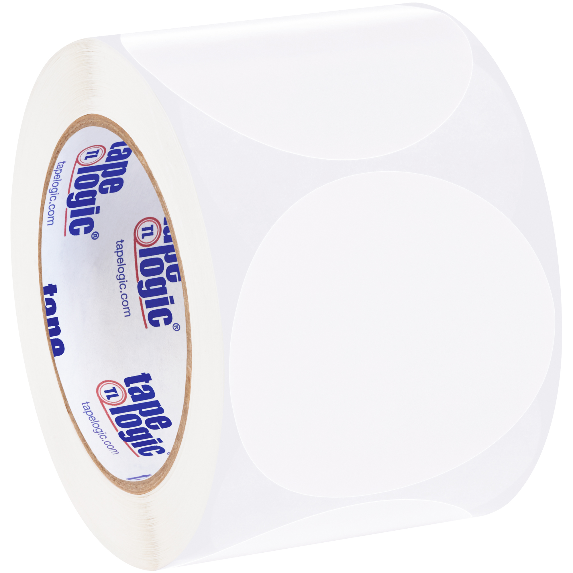 Tape Logic® Inventory Circle Labels, 3", White, 500/Roll