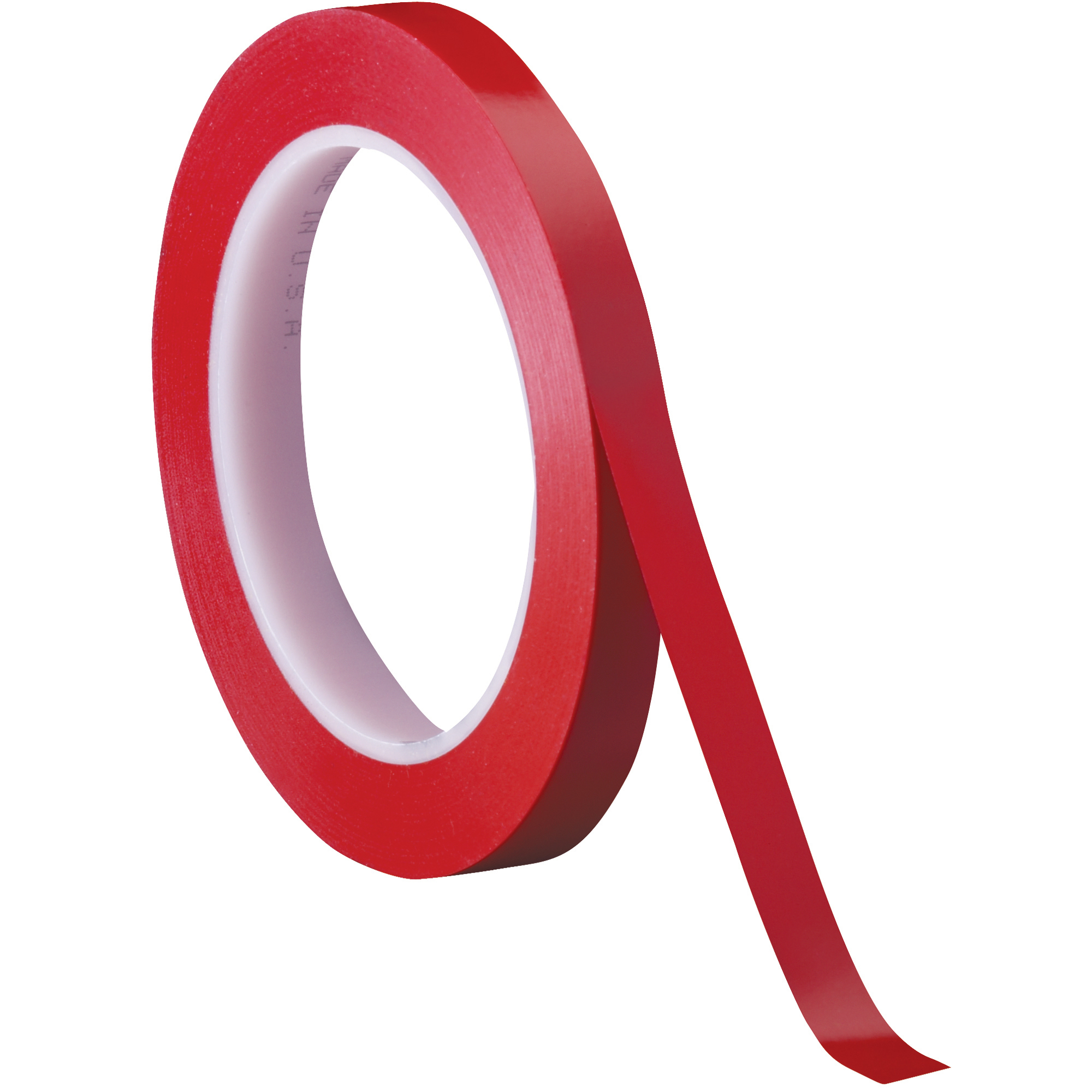 3M™ 471 Vinyl Tape, 5.2 Mil, 1/4" x 36 yds., Red, 144/Case