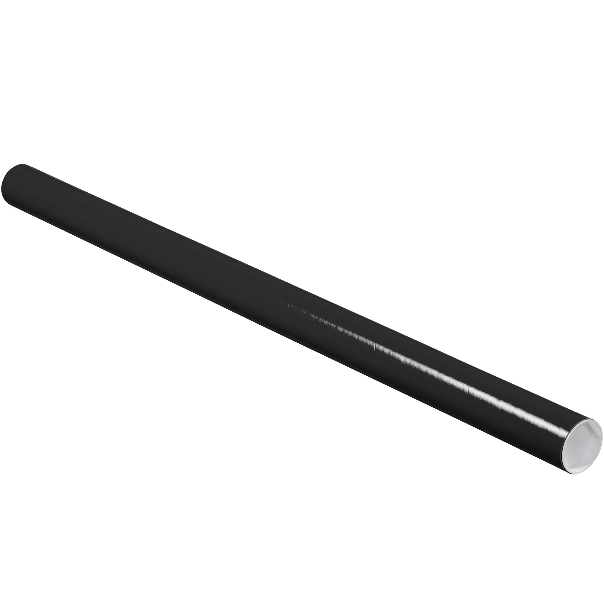 Mailing Tubes with Caps, 2" x 36", Black, 50/Case