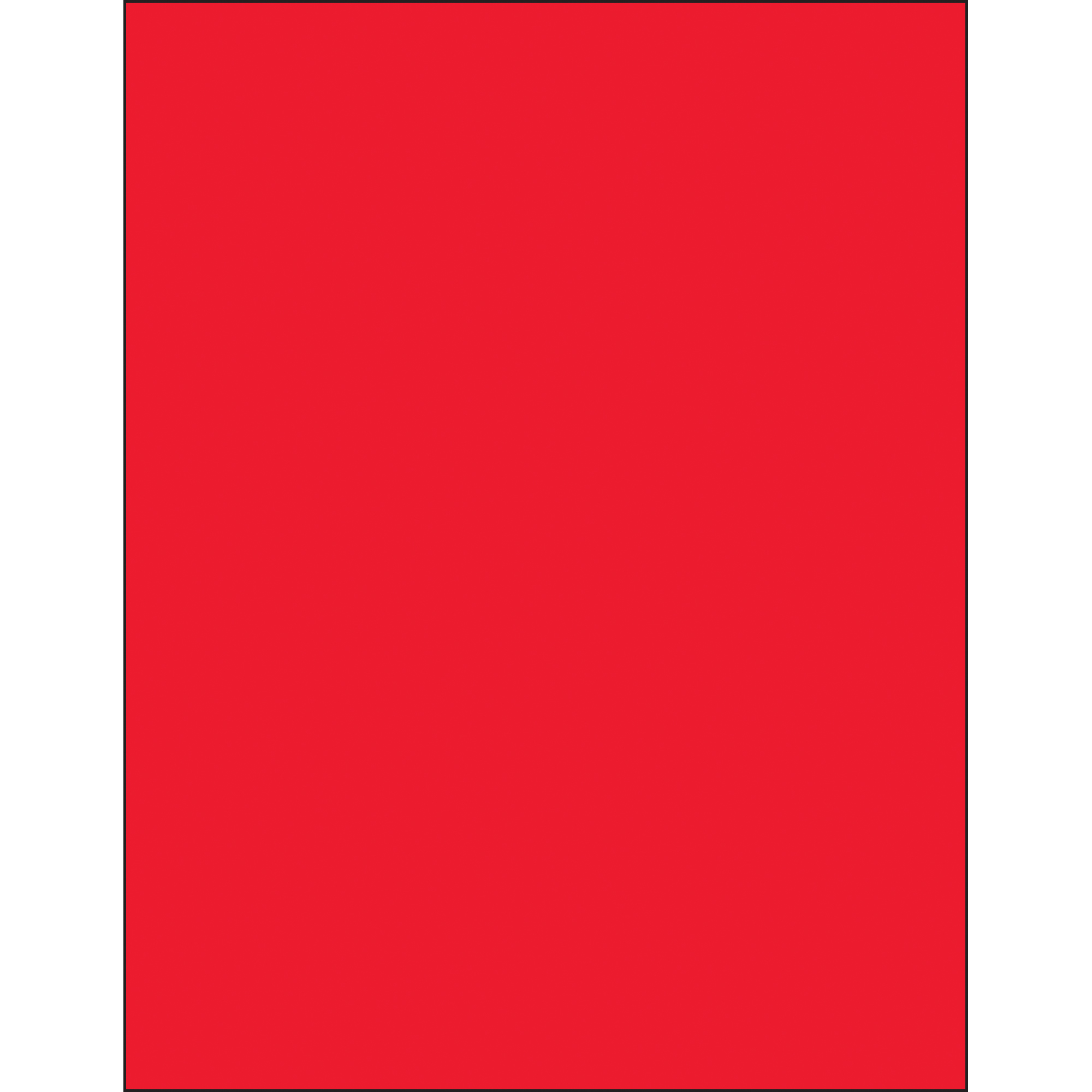 Tape Logic® Removable Rectangle Laser Labels, 8 1/2" x 11", Fluorescent Red, 100/Case