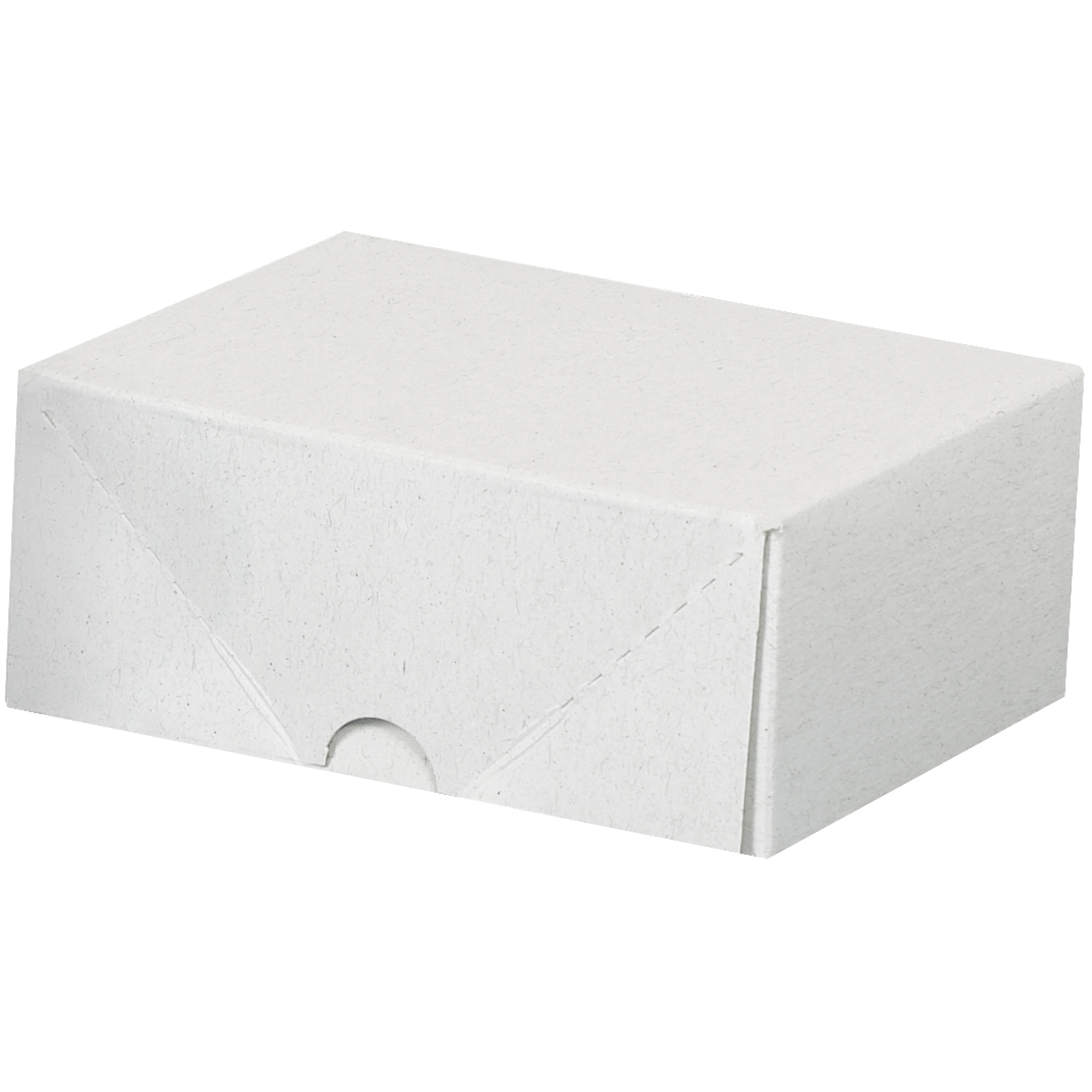 Stationery Folding Cartons, 4 3/4" x 3 1/2" x 2", White, 200/Case