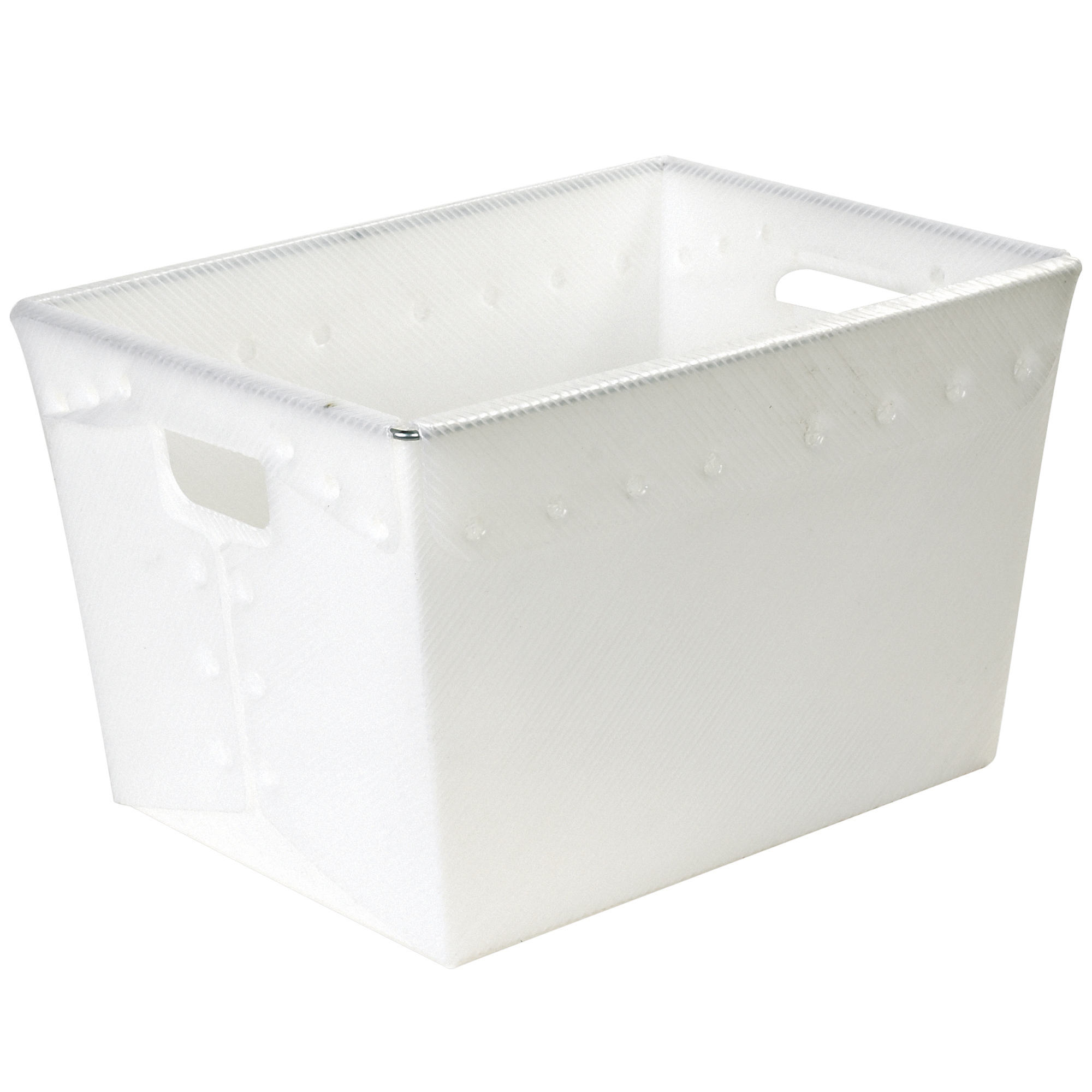 Space Age Totes, 18" x 13" x 12", White, 6/Case