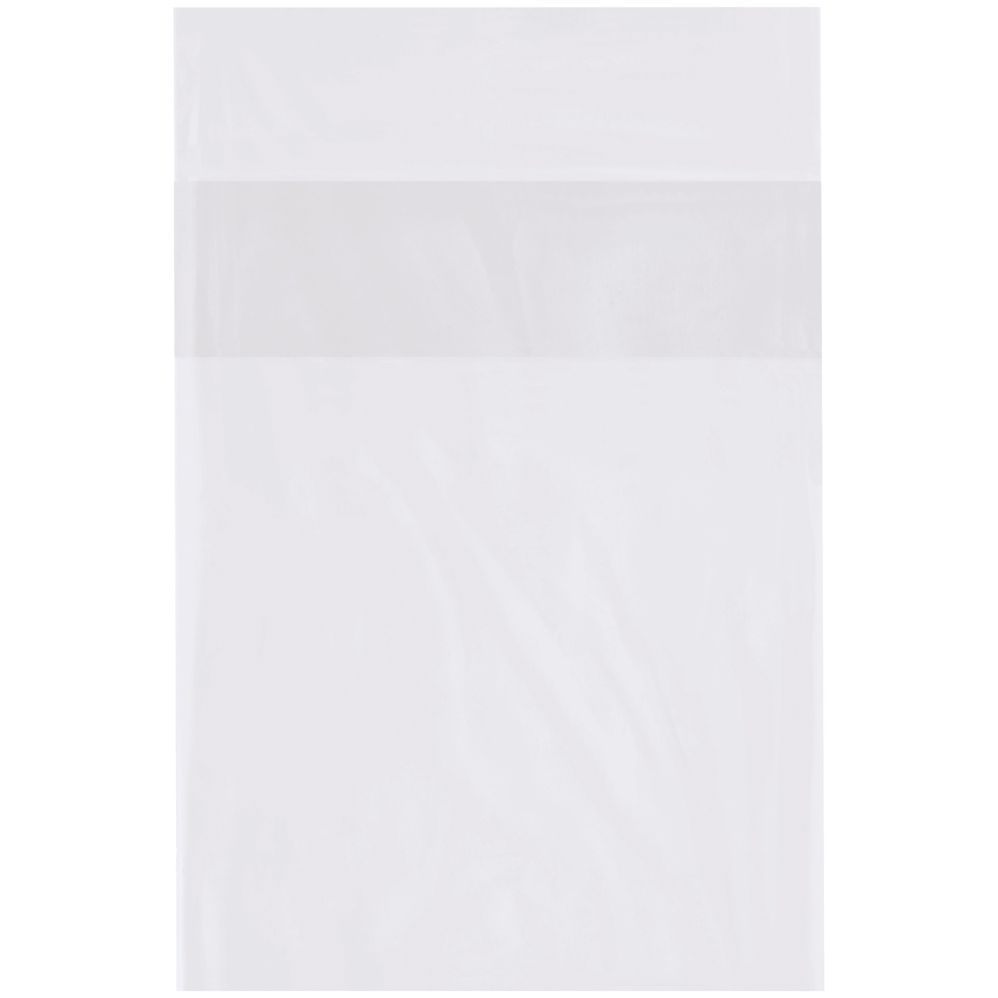 Flap Lock Poly Bags, 2 Mil, 8" x 10", Clear, 1000/Case