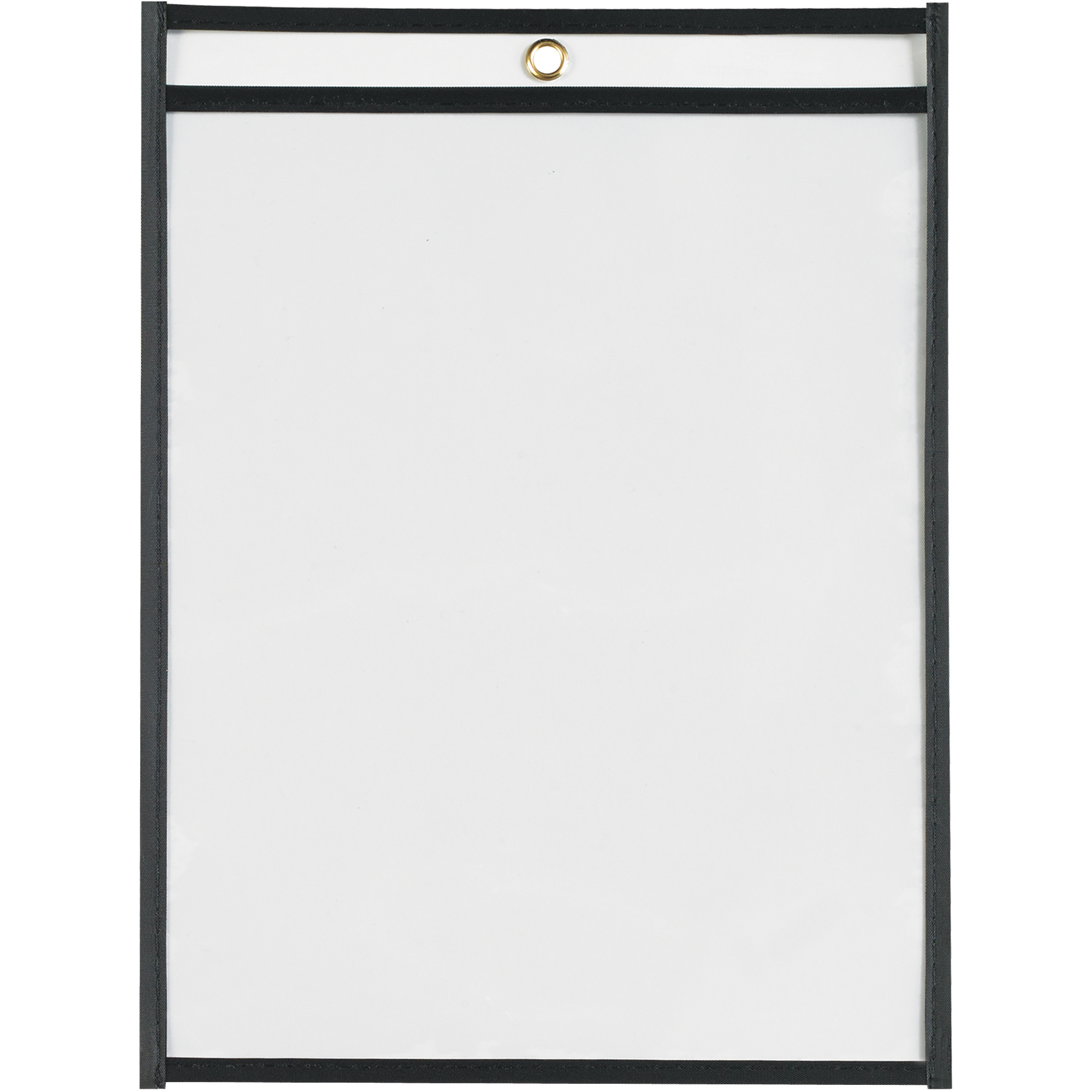 Stitched Job Ticket Holders, 9" x 12", Black, 25/Case
