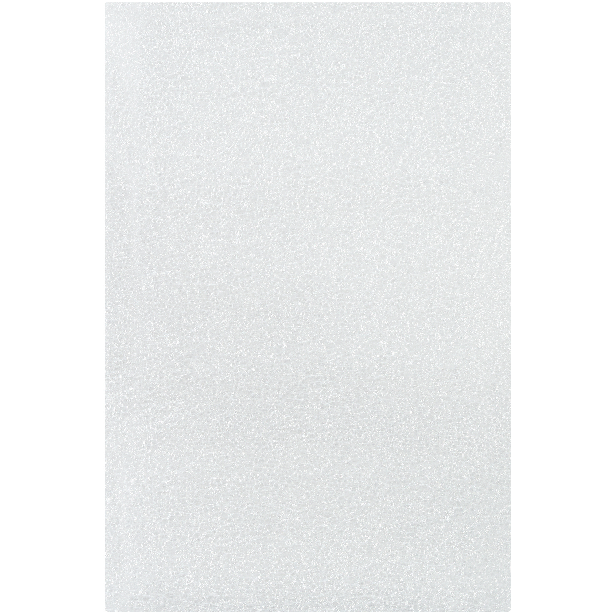 Flush Cut Foam Pouches, 8" x 12", White, 150/Case