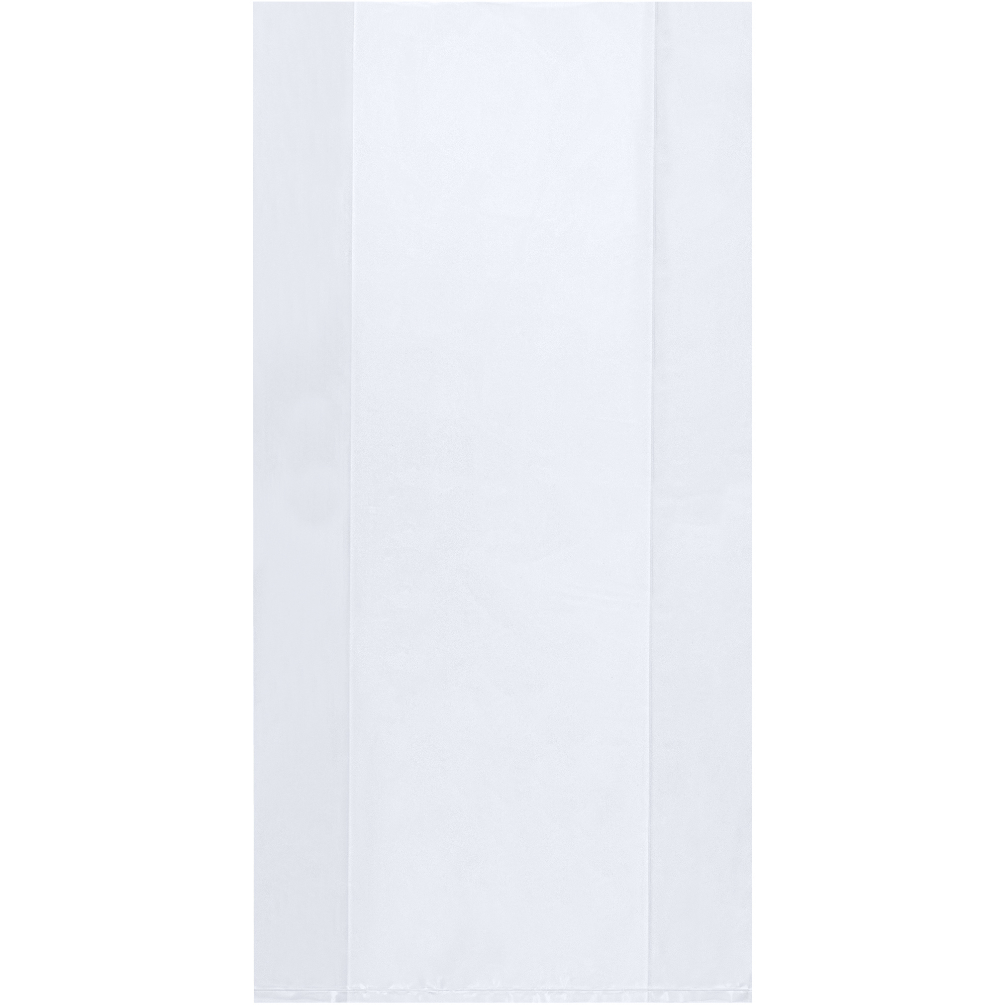 Gusseted 3 Mil Poly Bags, 16" x 12" x 30", Clear, 200/Case