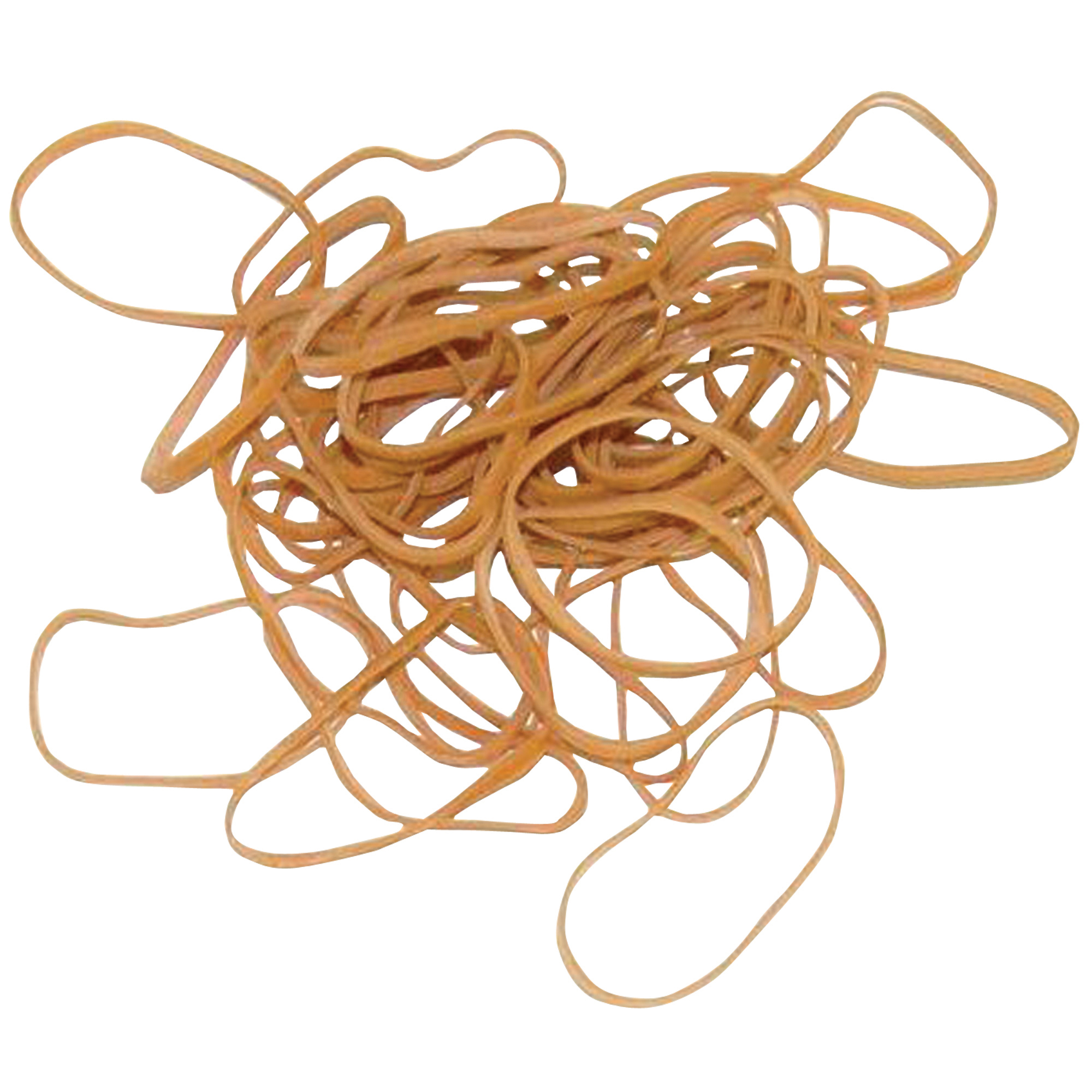 Rubber Bands, 1/8" x 2 1/2", Brown, 10 Lbs./Case