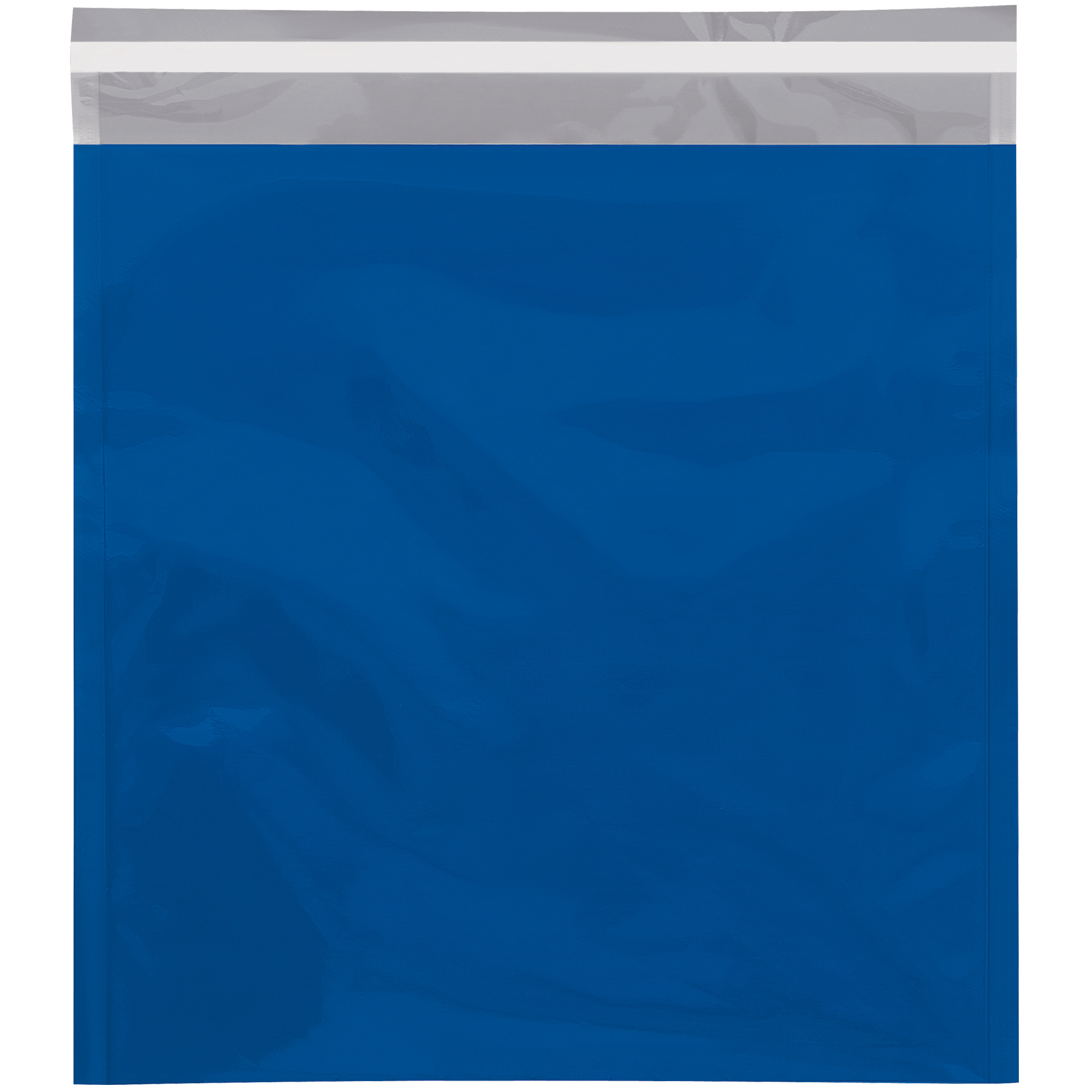 Metallic Glamour Mailers, 10 3/4" x 13", Blue, 250/Case