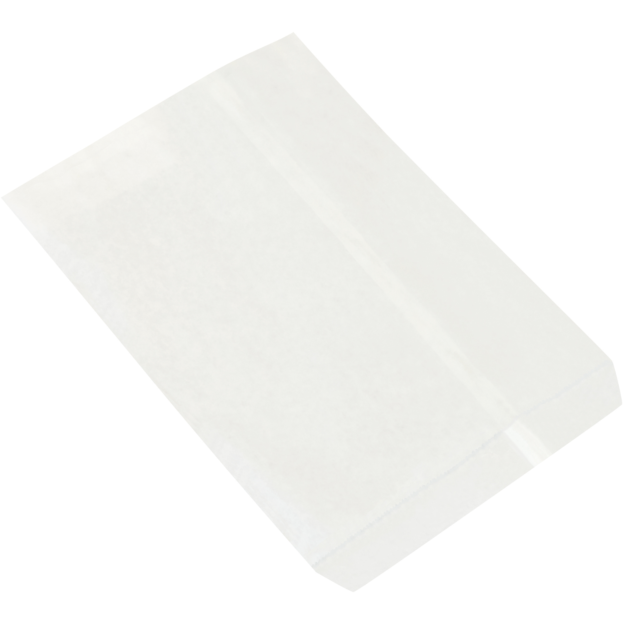 Flat Merchandise Bags, 8 1/2" x 11", White, 2000/Case