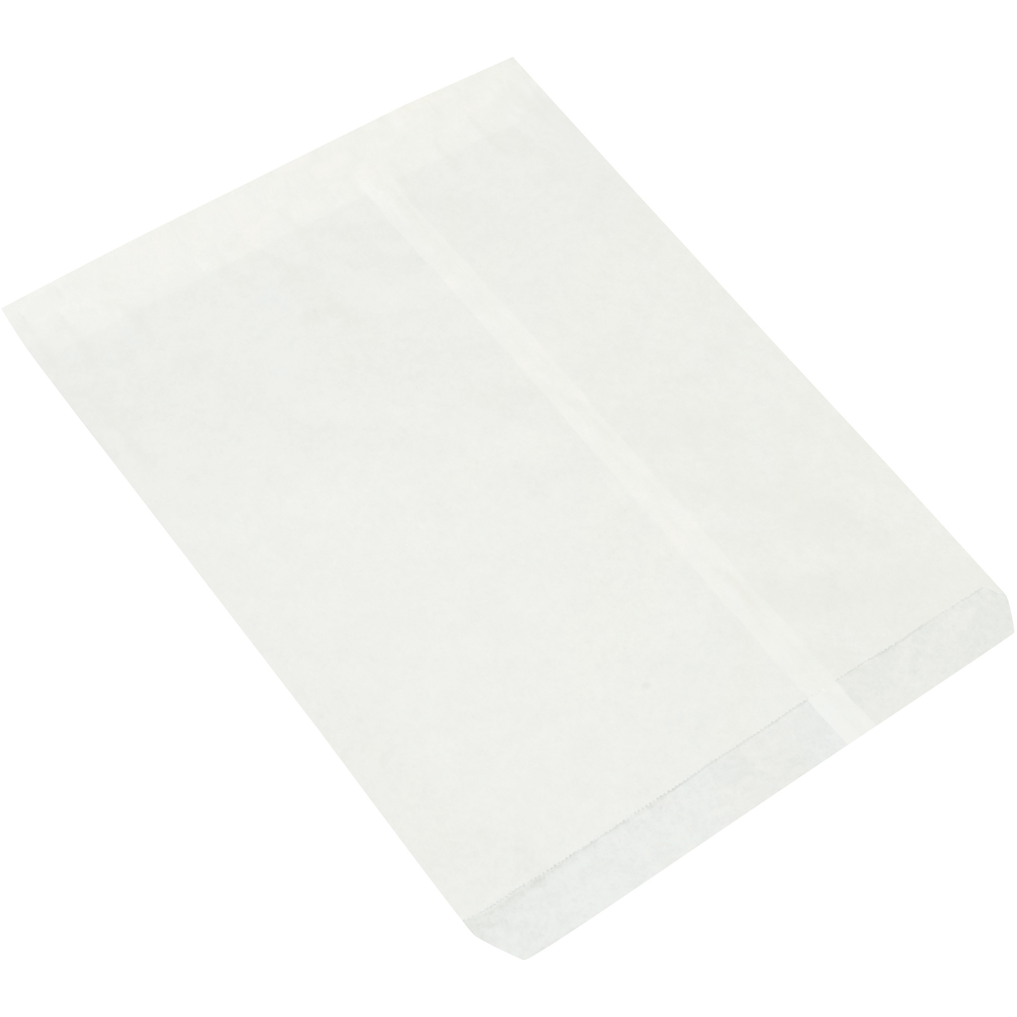 Flat Merchandise Bags, 12" x 15", White, 1000/Case