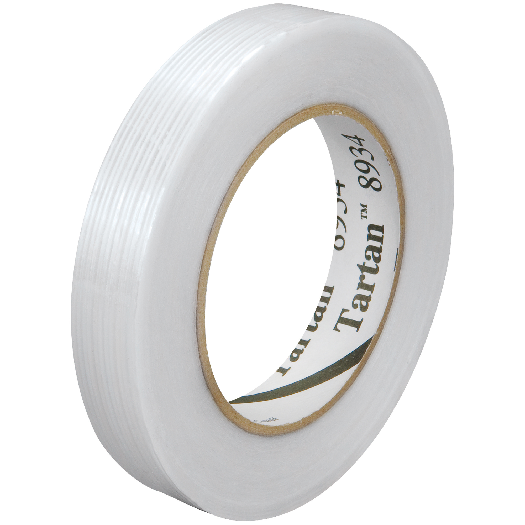 3M™ 8934 Strapping Tape, 4.0 Mil, 3/4" x 60 yds, Clear, 48/Case