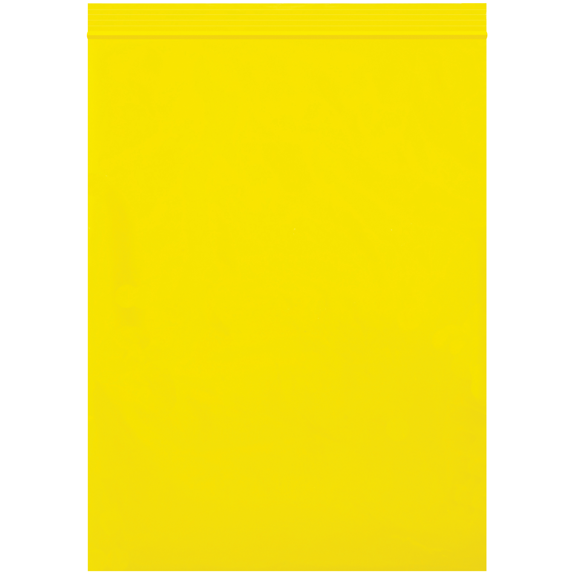 Reclosable 2 Mil Poly Bags, 9" x 12", Yellow, 1000/Case