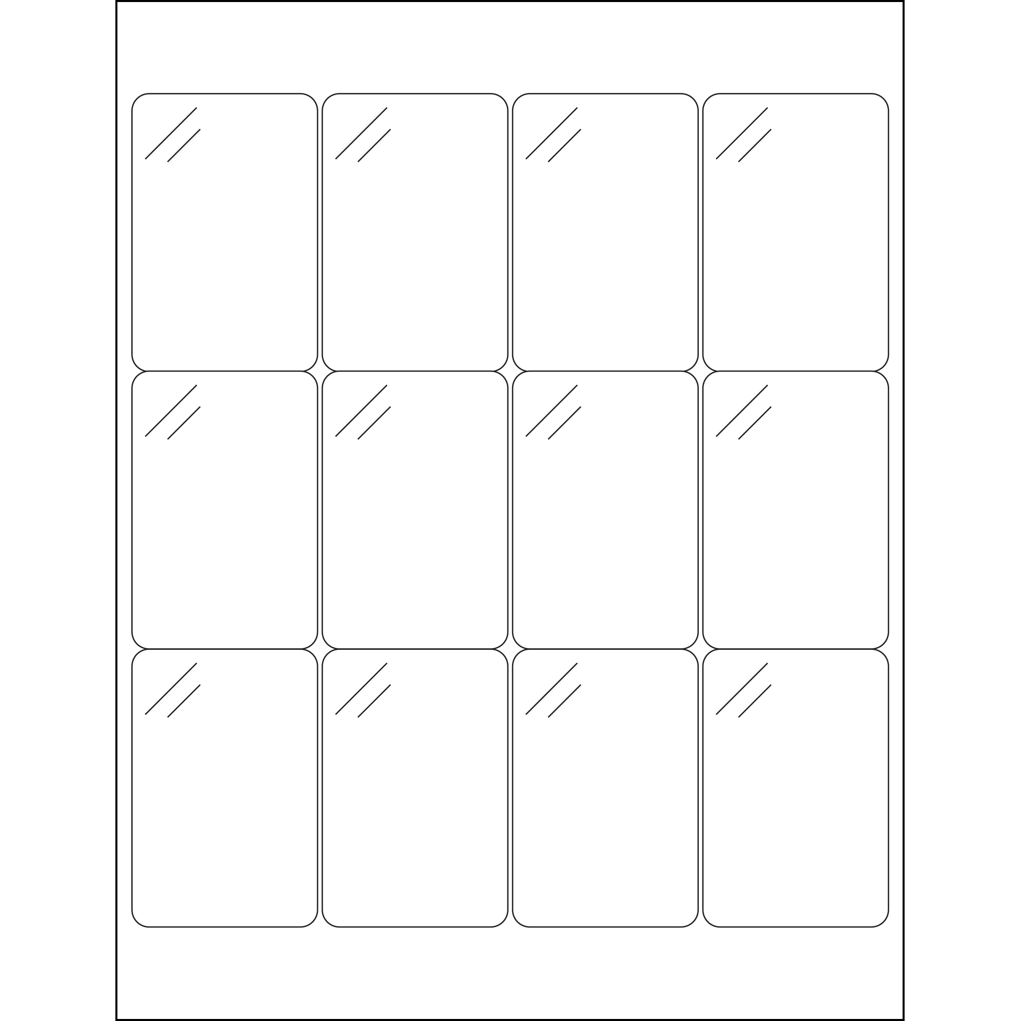2 x 3 Pure Clear Rectangle Laser Labels 100 SHEETS