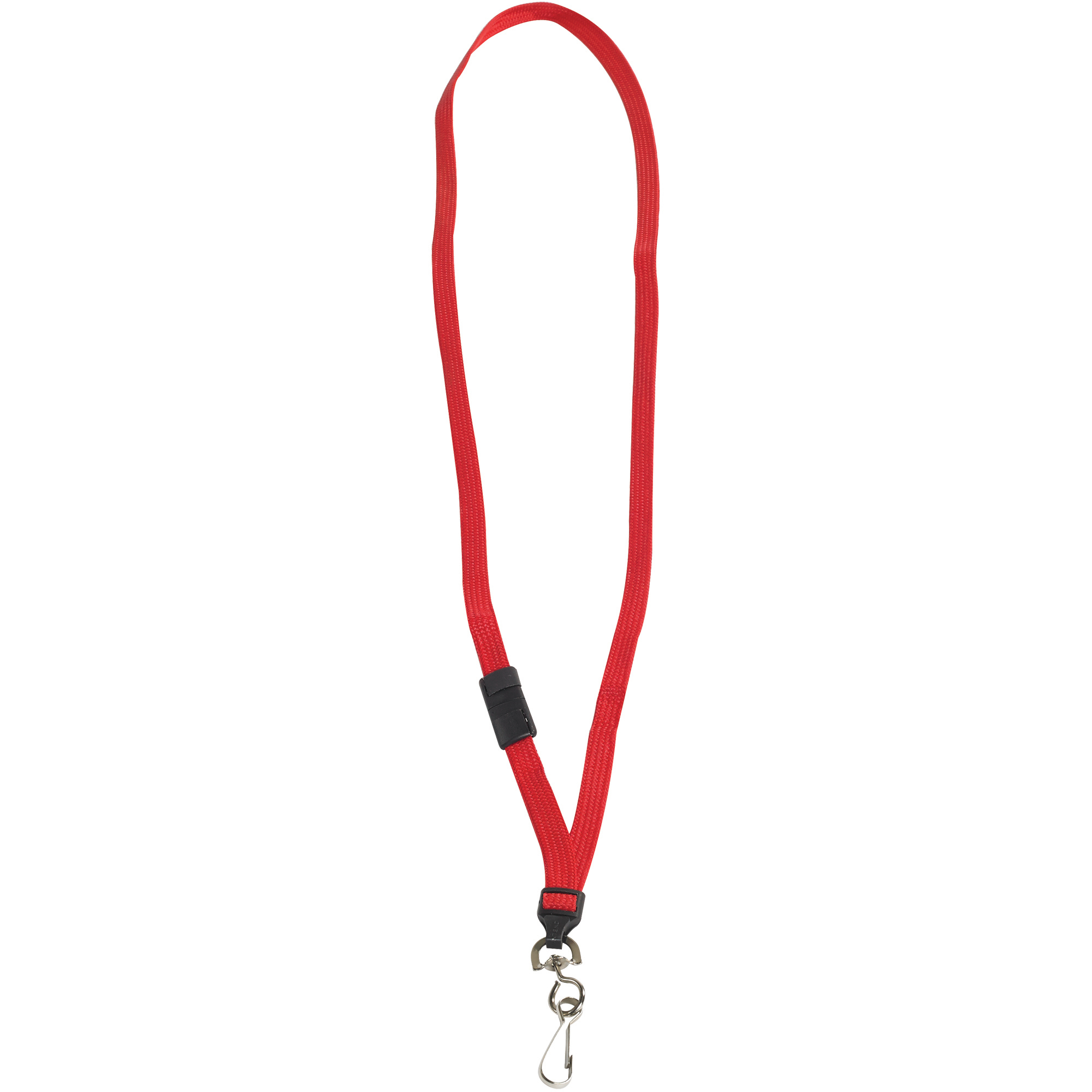 Lanyard, Breakaway, 38", Red, 24/Case