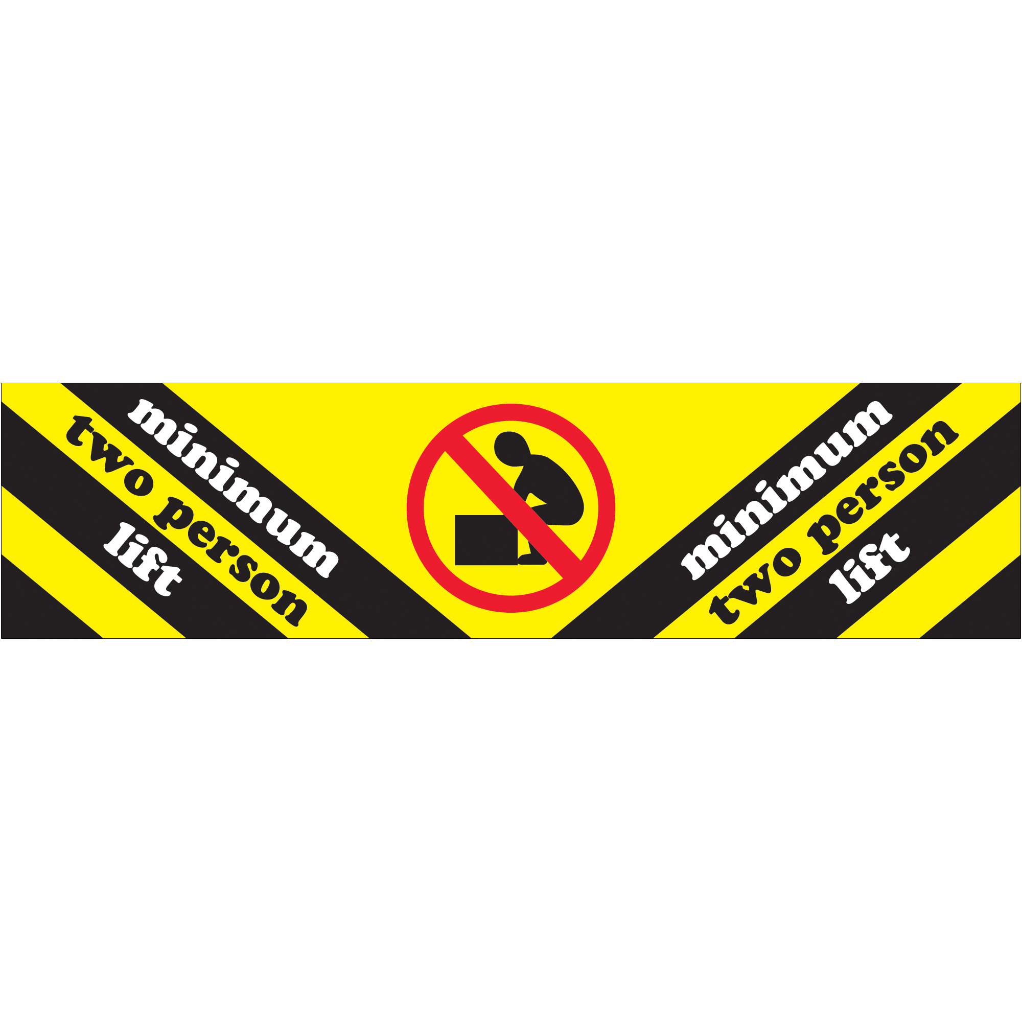 Tape Logic® Labels, "Minimum Two Person Lift", 2" x 8", Multiple, 500/Roll