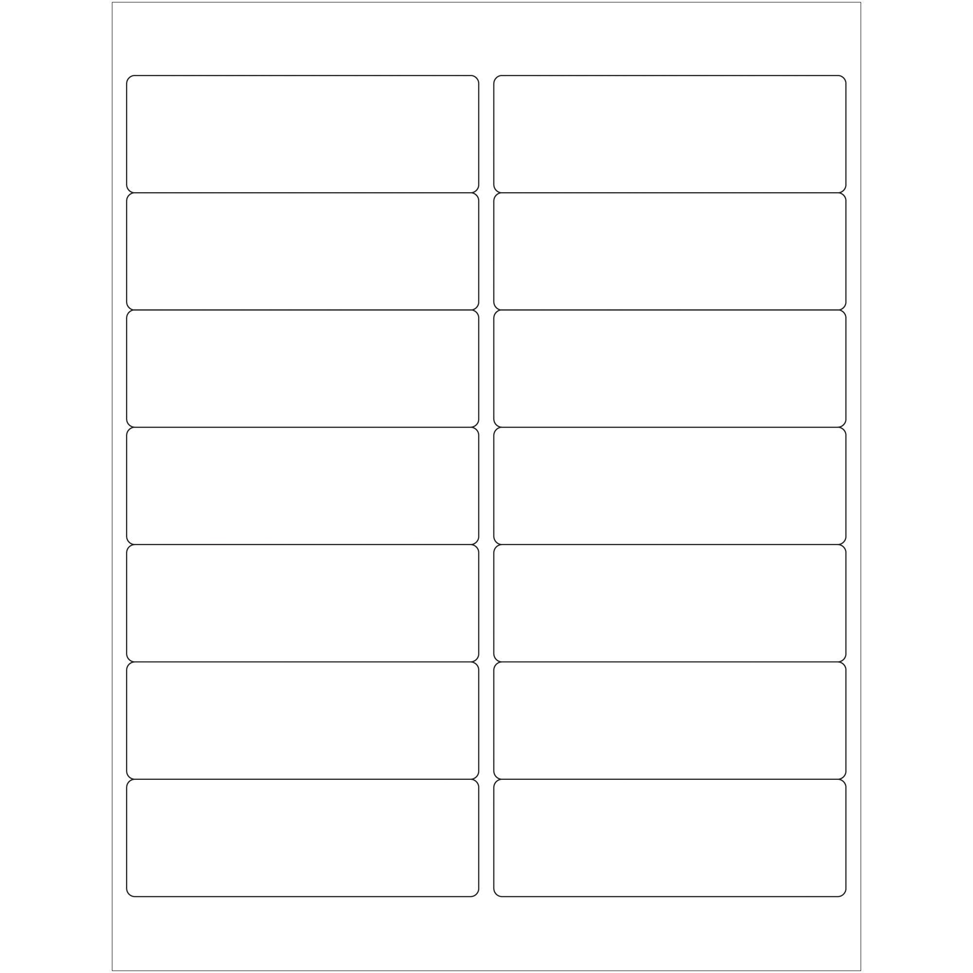 Tape Logic® Rectangle Laser Labels, Master Case, 4" x 1 1/3", White, 14000/Case