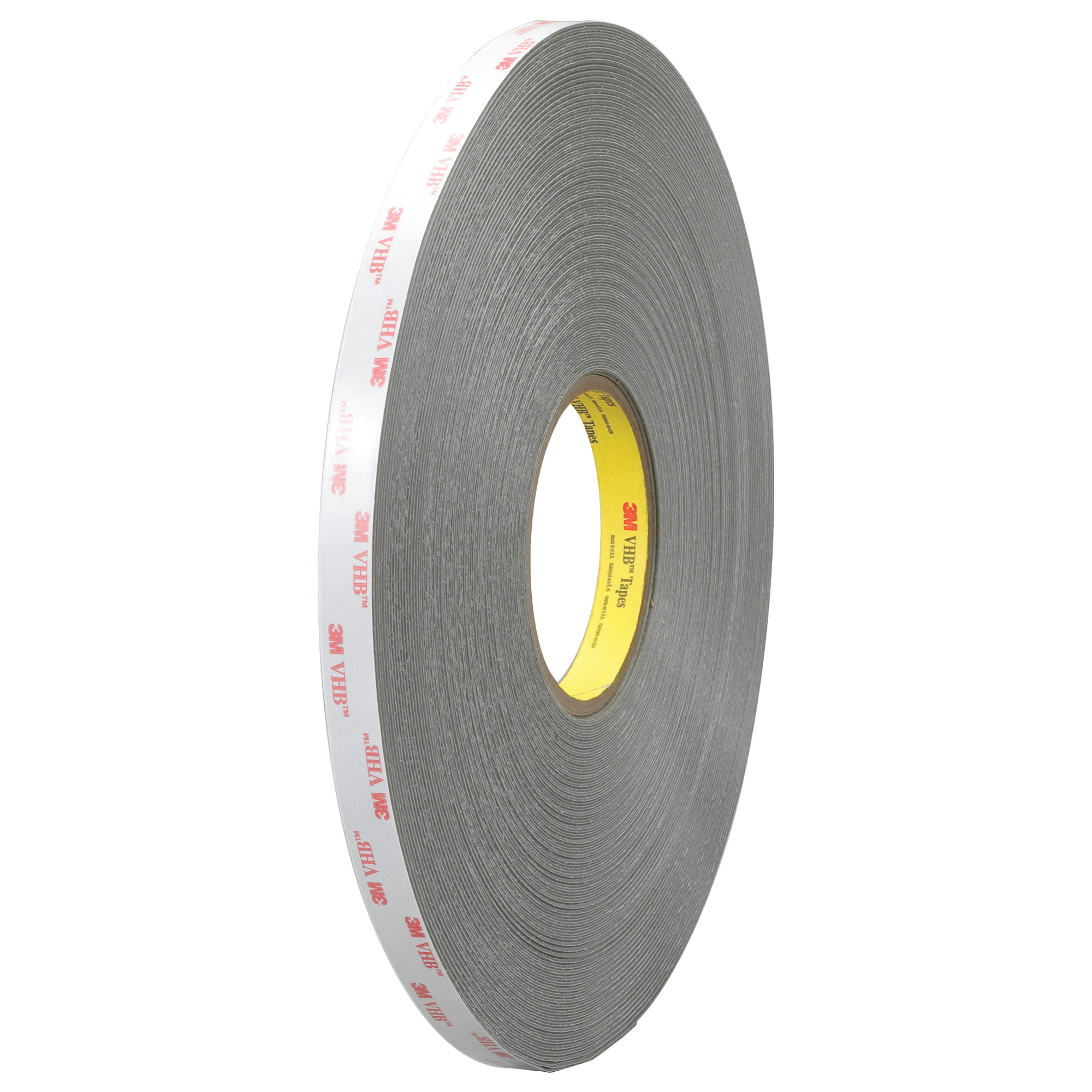 3M™ 4936 VHB™ Tape, 25.0 Mil, 1/2" x 5 yds, Gray, 1/Case