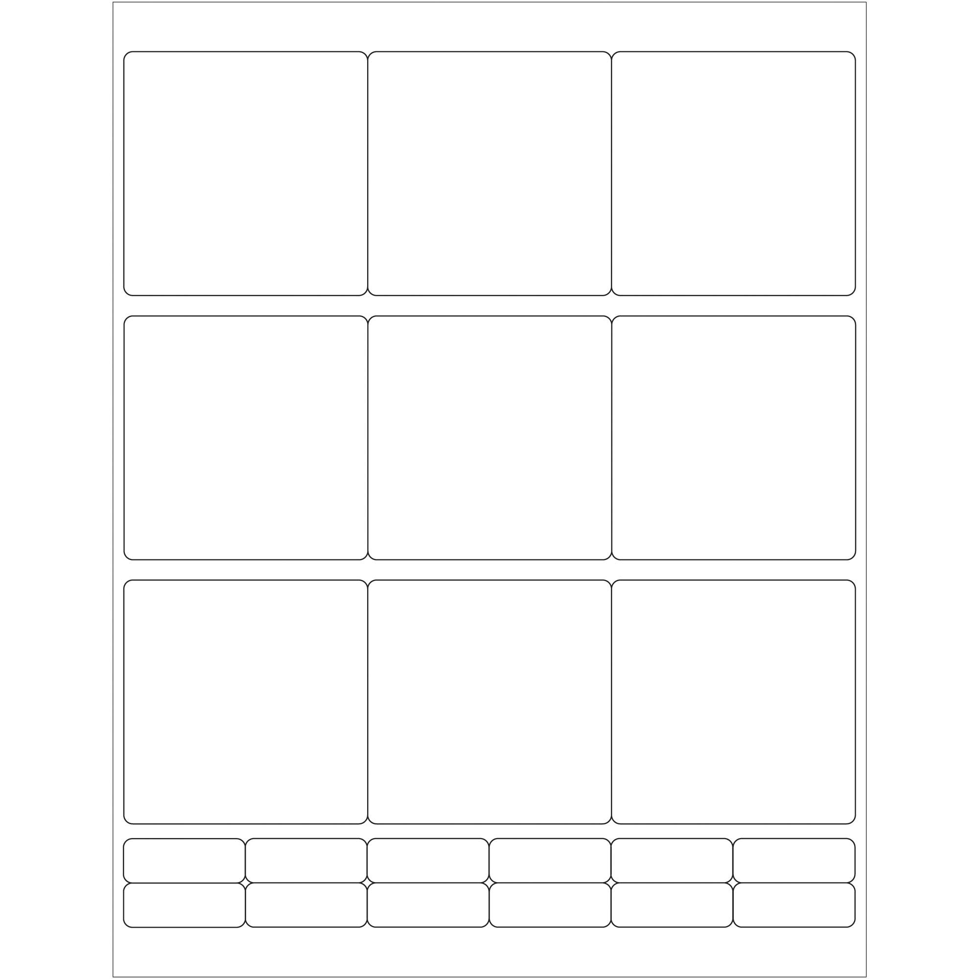 Tape Logic® Rectangular Laser Labels, 2 3/4" x 2 3/4", Glossy White, 900/Case