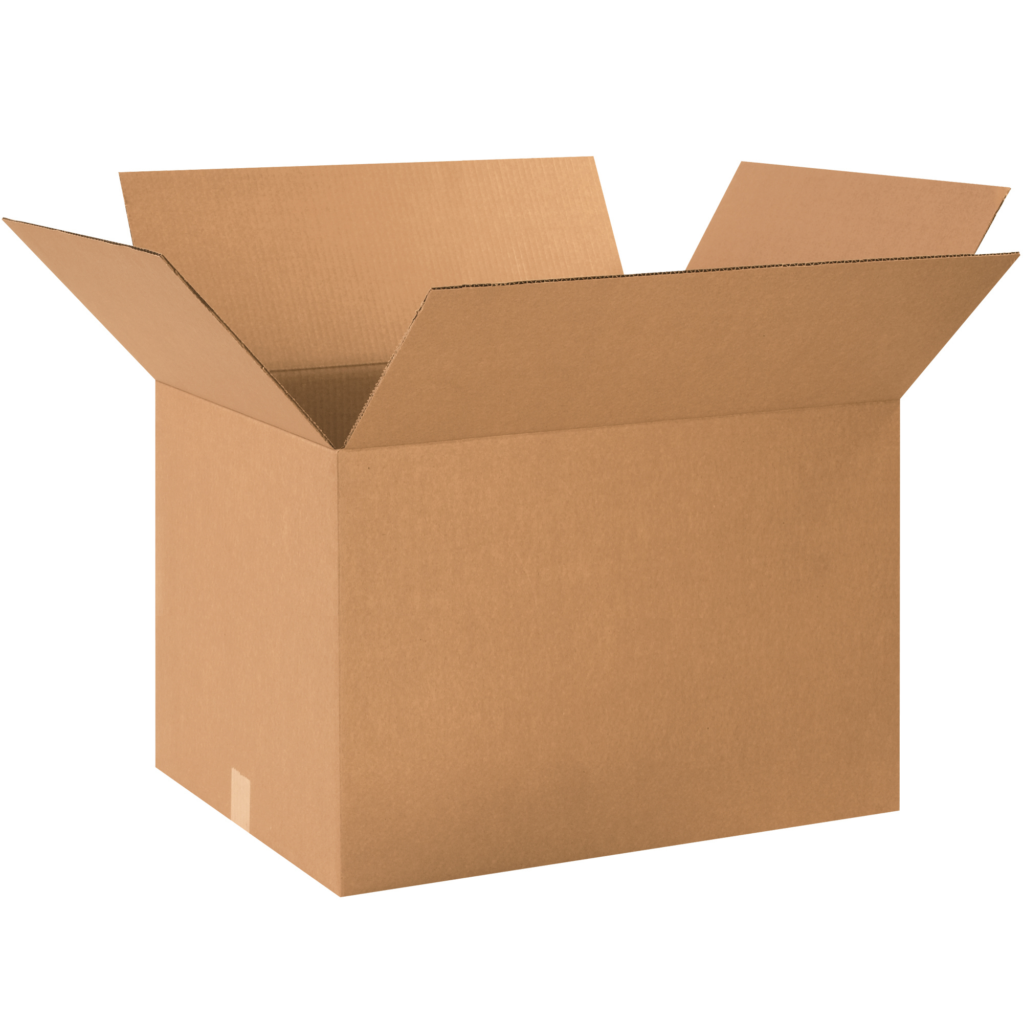Corrugated Boxes, 24" x 17" x 15", Kraft, 15/Bundle; 150/Skid