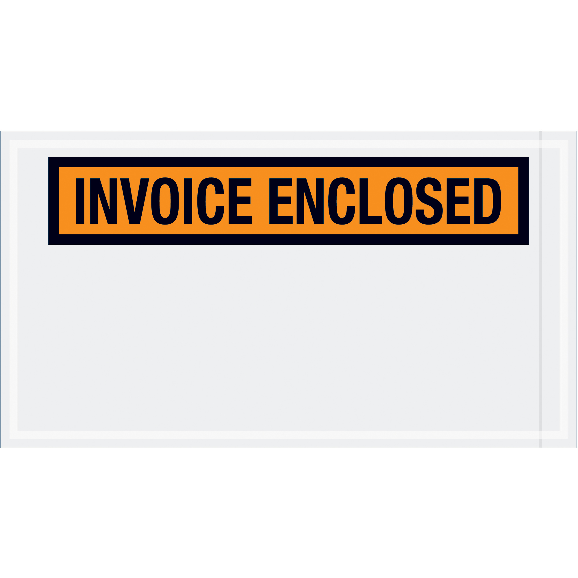 Tape Logic® "Invoice Enclosed" Envelopes, 5 1/2" x 10", Orange, 1000/Case