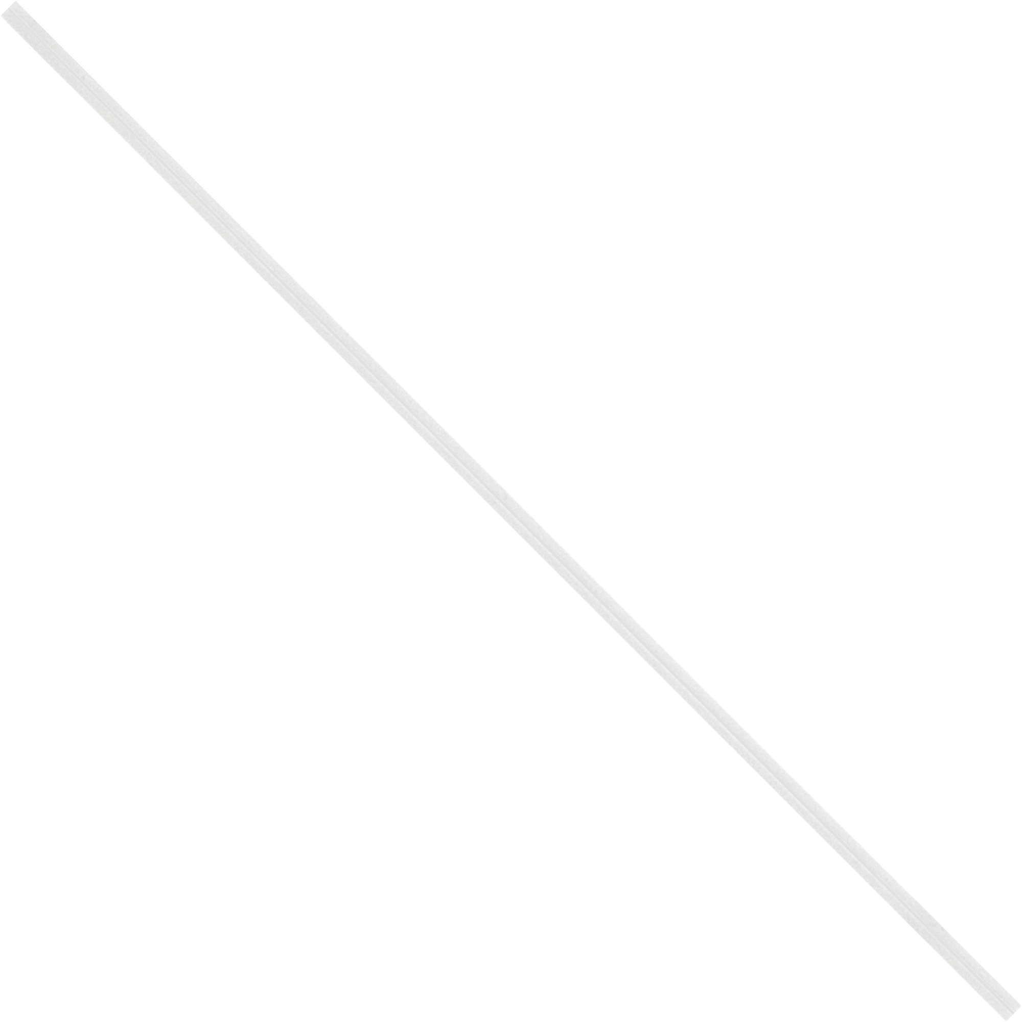 Paper Twist Ties, 12" x 5/32", White, 2000/Case