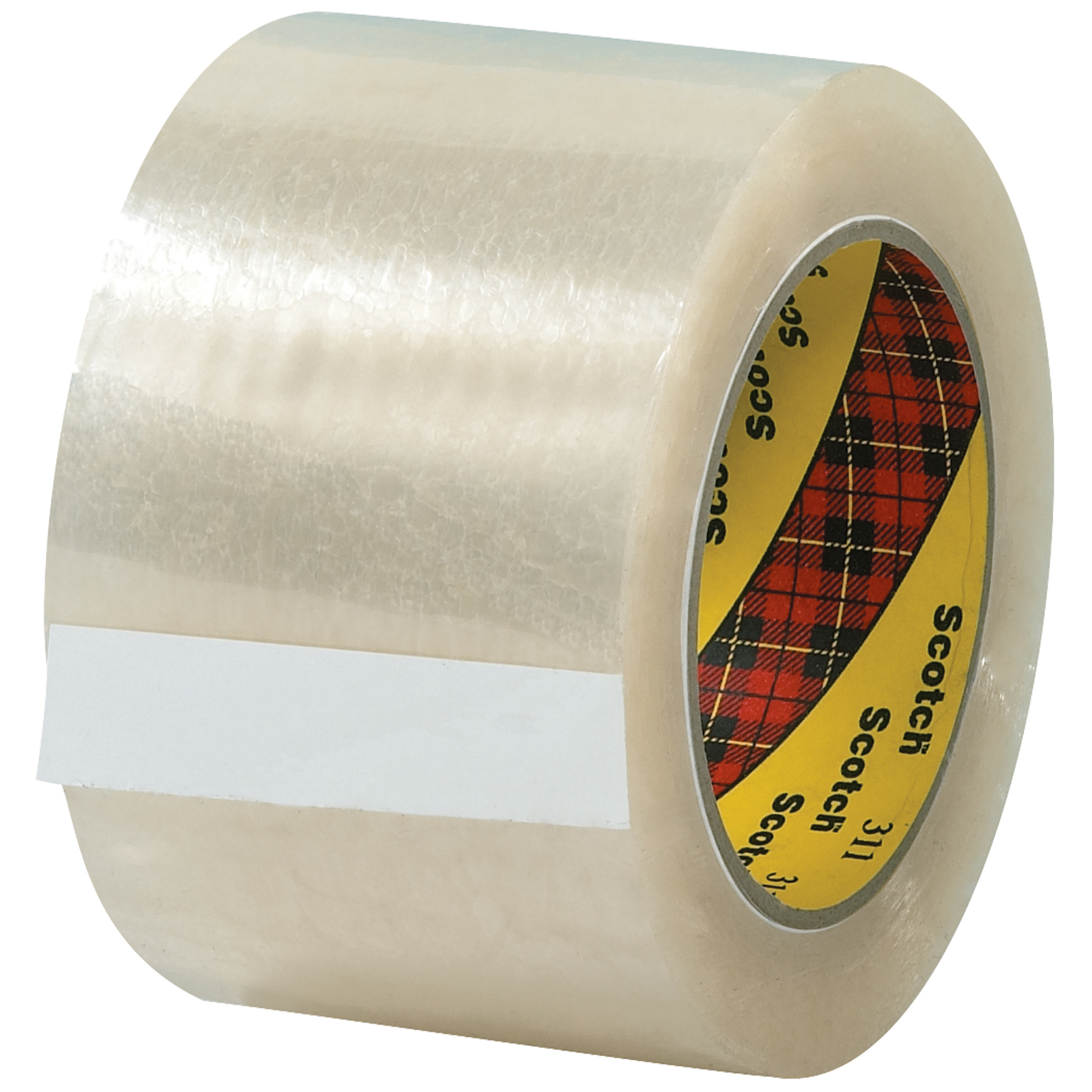 3M™ 311 Carton Sealing Tape, 2.0 Mil, 3" x 110 yds., Clear, 24/Case