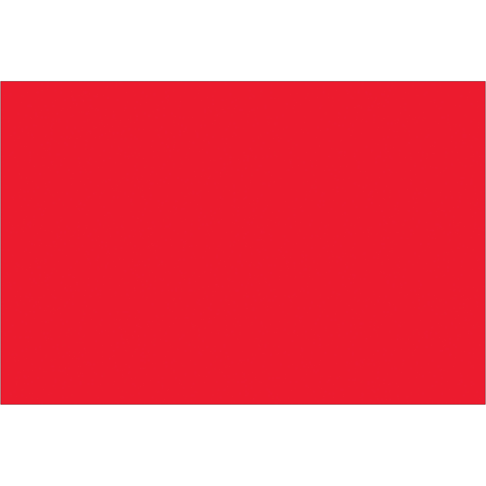 Tape Logic® Inventory Rectangle Labels, 2" x 3", Fluorescent Red, 500/Roll