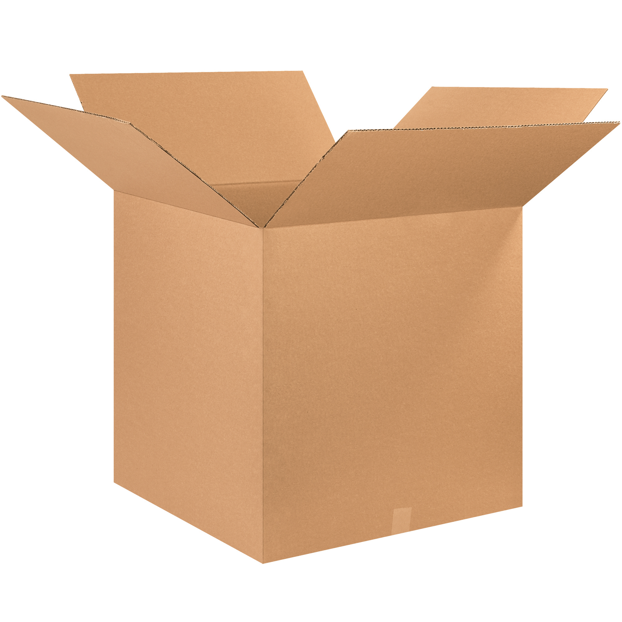 Corrugated Boxes, 26" x 26" x 26", Kraft, 10/Bundle; 120/Skid