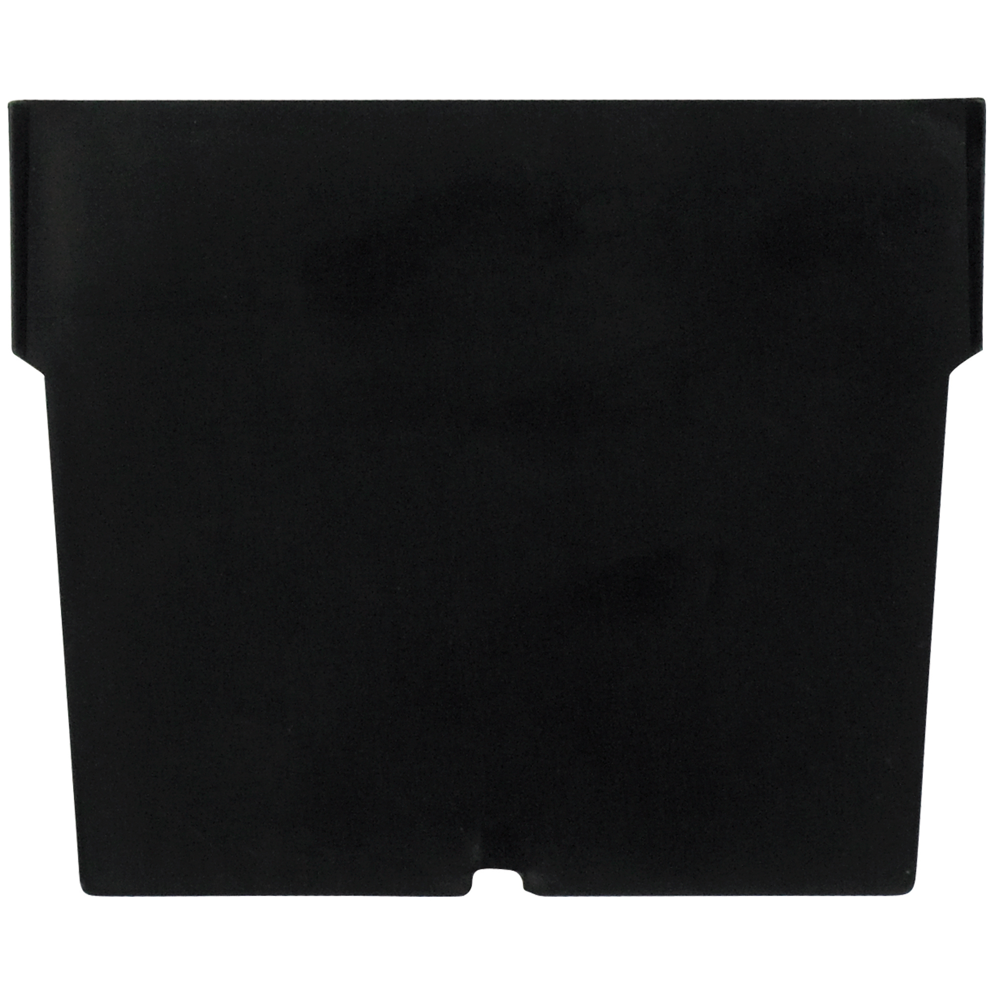 Plastic Shelf Bin Dividers, 2 7/8" x 3", Black, 50/Case