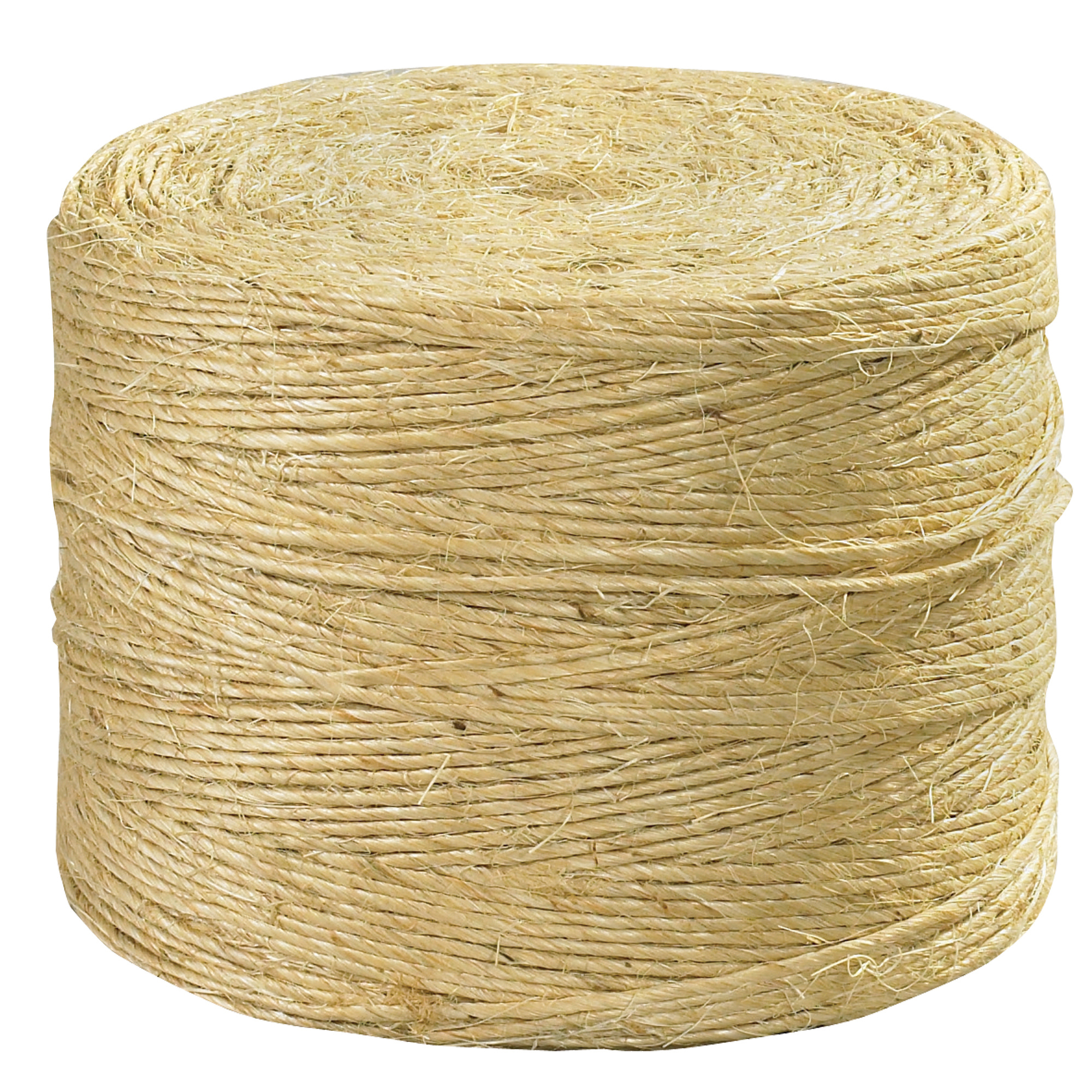 Sisal Tying Twine, 1-Ply, Natural, 3000'/Case