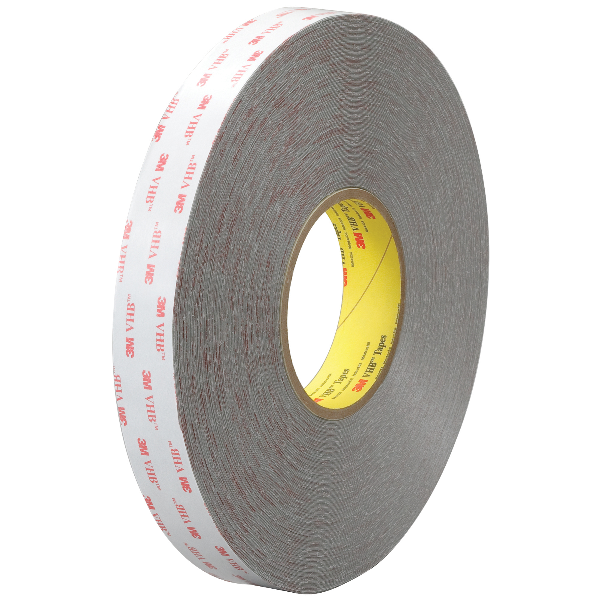 3M™ 4926 VHB™ Tape, 15.0 Mil, 1/2" x 5 yds, Gray, 1/Case