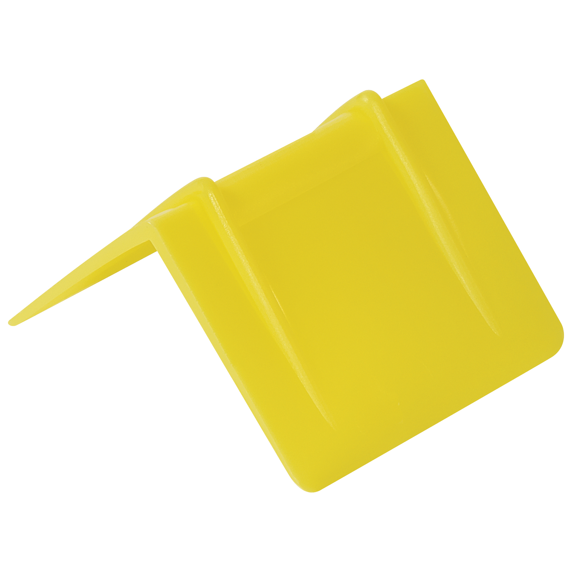 Plastic Strap Guards, 2 1/2" x 2", Yellow, 1000/Case