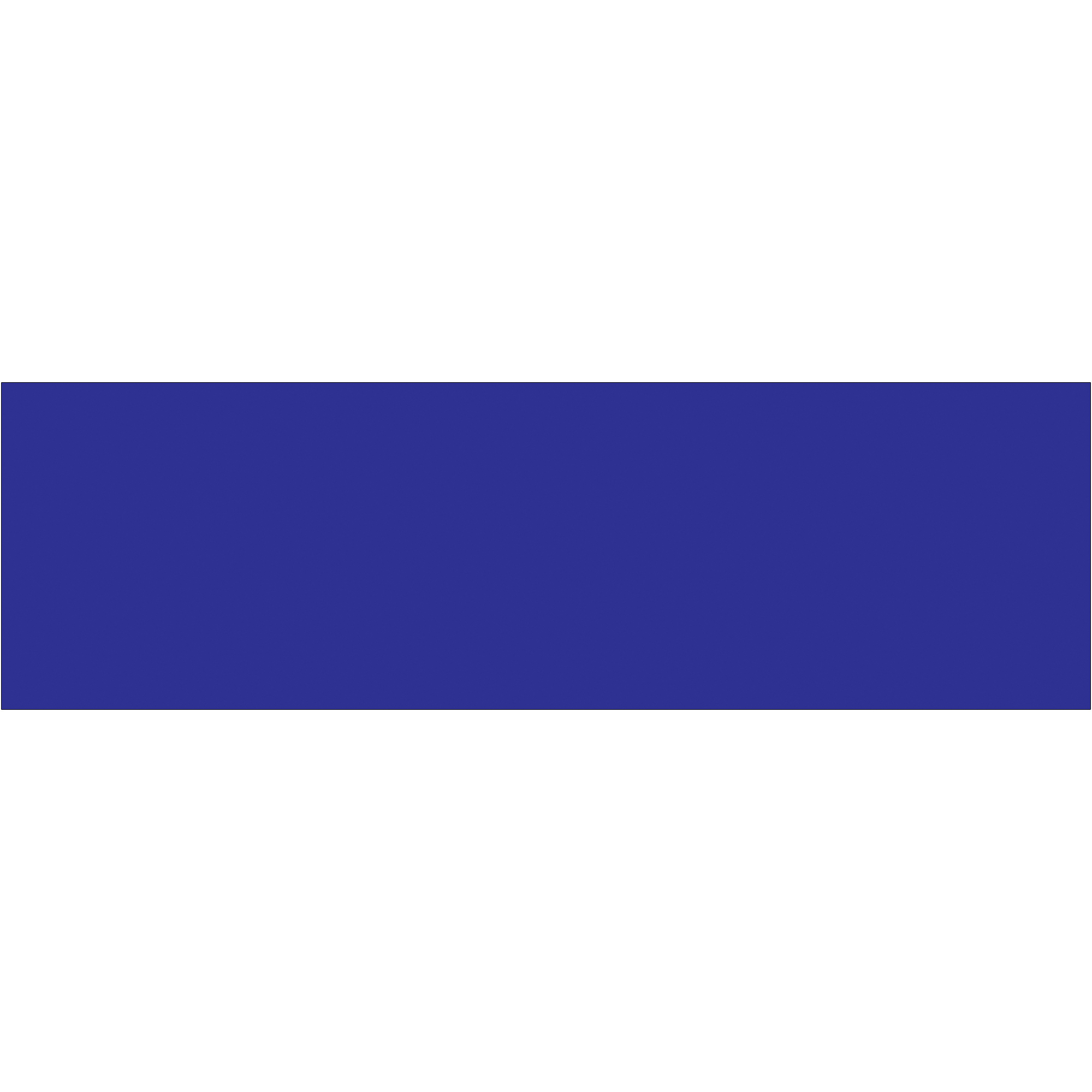 Tape Logic® Inventory Rectangle Labels, 3" x 10", Dark Blue, 250/Roll